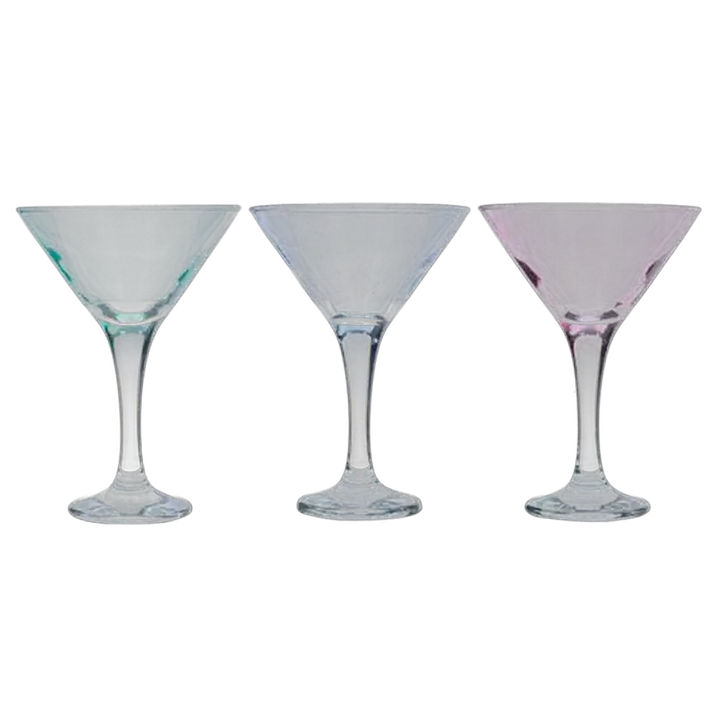 Image of LAV Coral Martini Glass 3 Piece Set