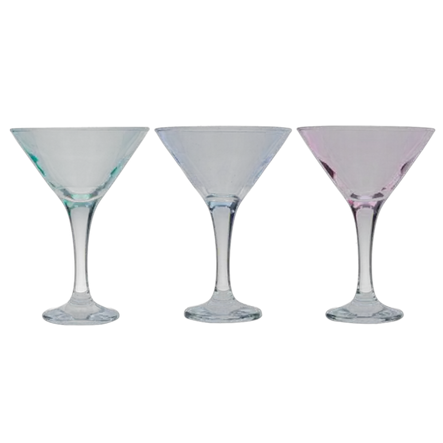 Image of LAV Coral Martini Glass 3 Piece Set