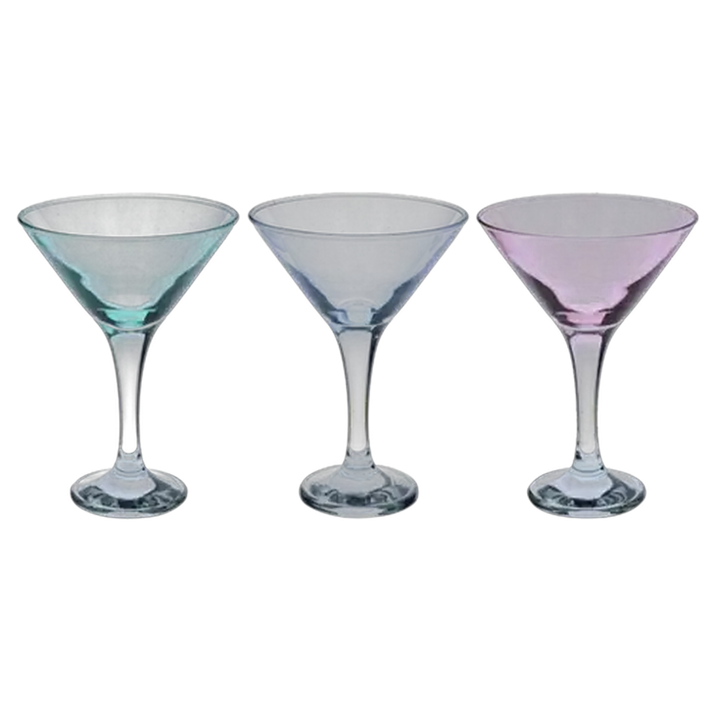 Image of LAV Coral Martini Glass 3 Piece Set