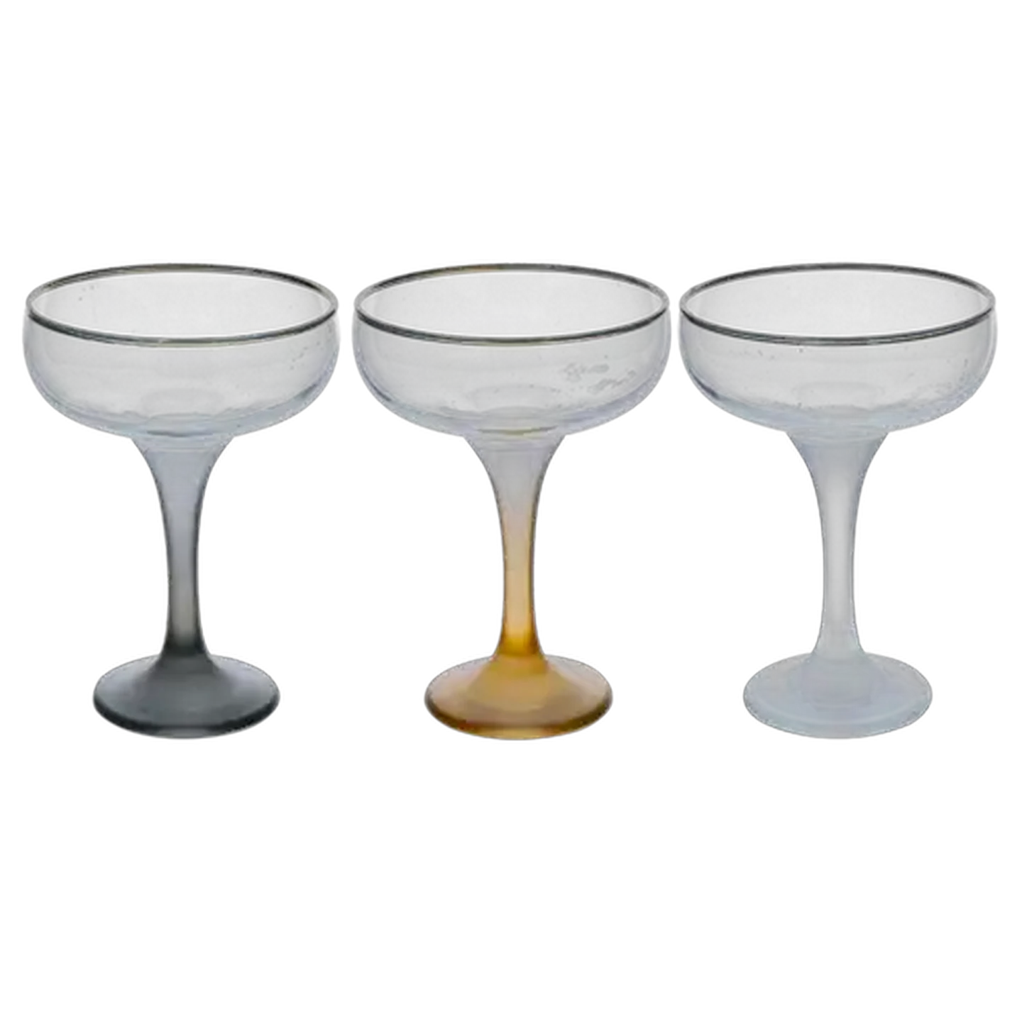 Image of LAV Midnight Coupe Glass 3 Piece Set