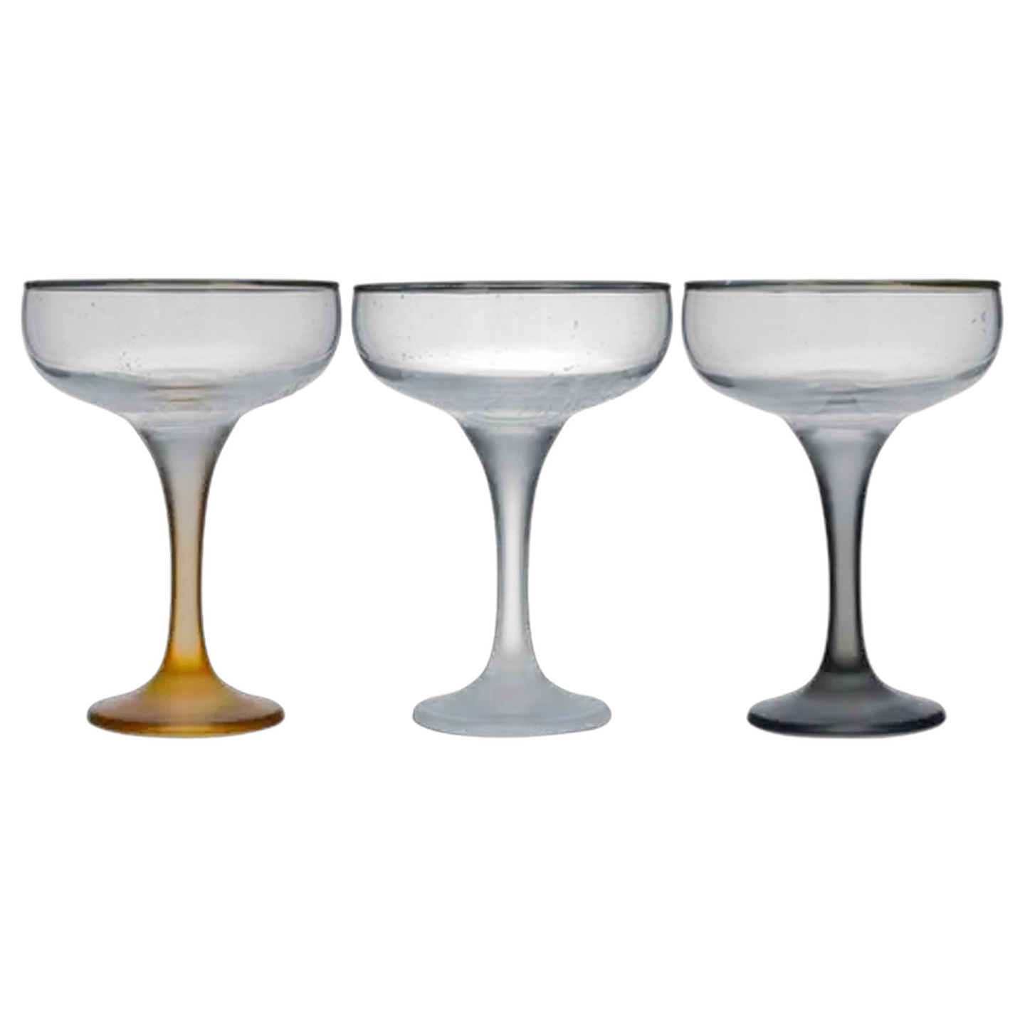 Image of LAV Midnight Coupe Glass 3 Piece Set