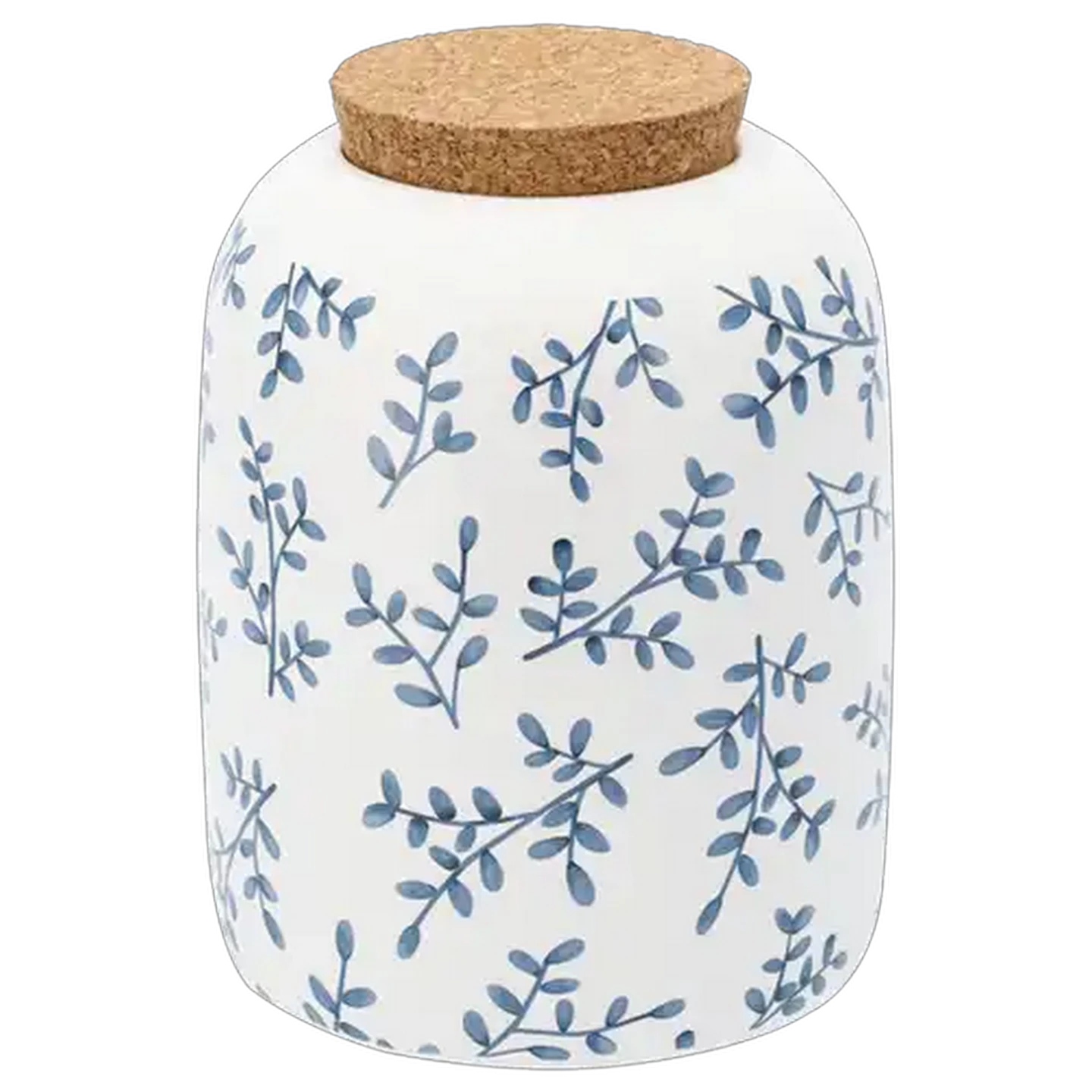Image of Santorini Ceramic Canister 12x12x15cm