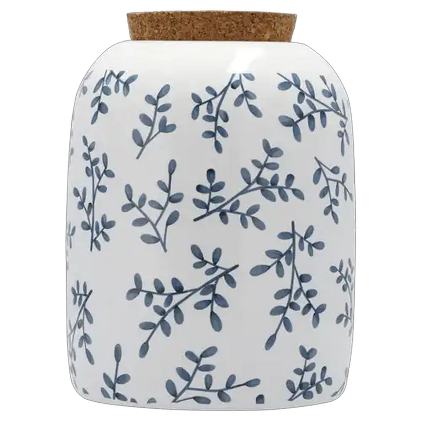 Image of Santorini Ceramic Canister 12x12x15cm