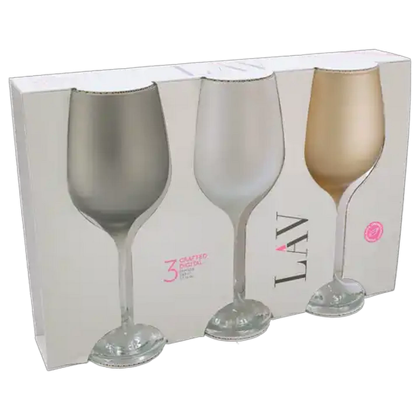 Image of LAV Midnight Wine Glass 3 Piece Set