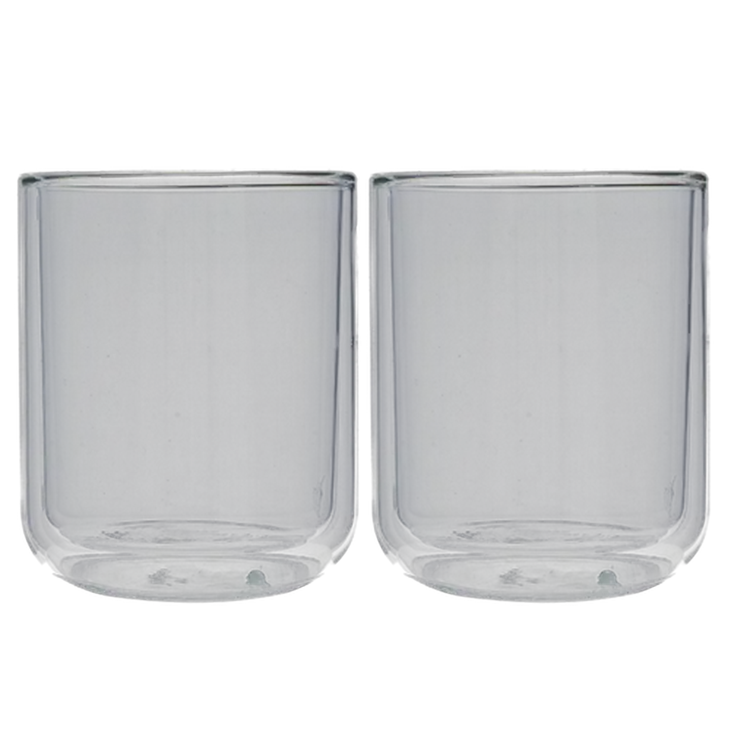 Image of Home Discovery Double Wall Glass Arista Tumbler 300ml 2-Pack