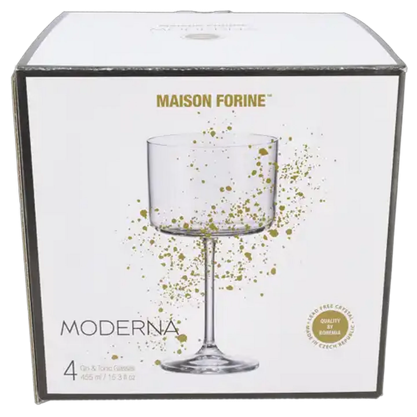 Image of Maison Forine Moderna Gin Glass 4 Piece Set