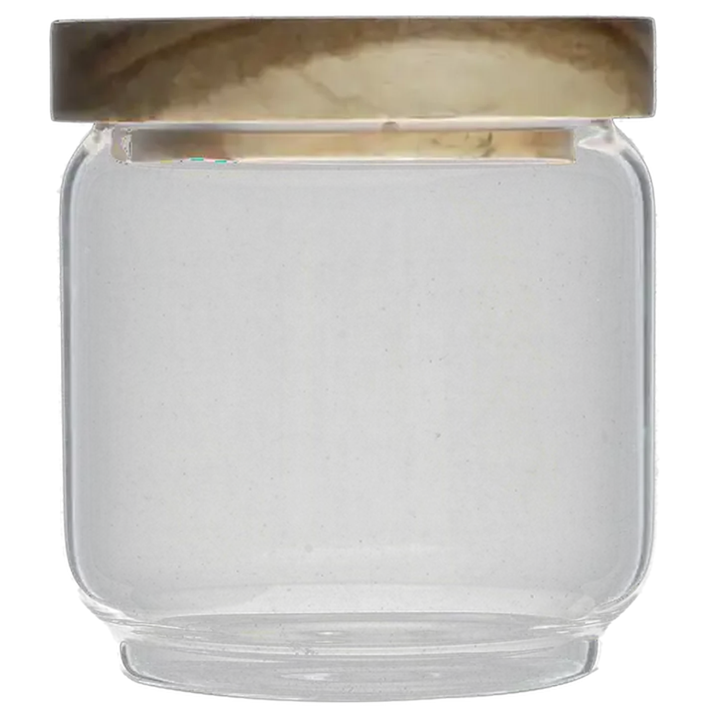 Image of Glass Canister with Acacia Lid 10cm