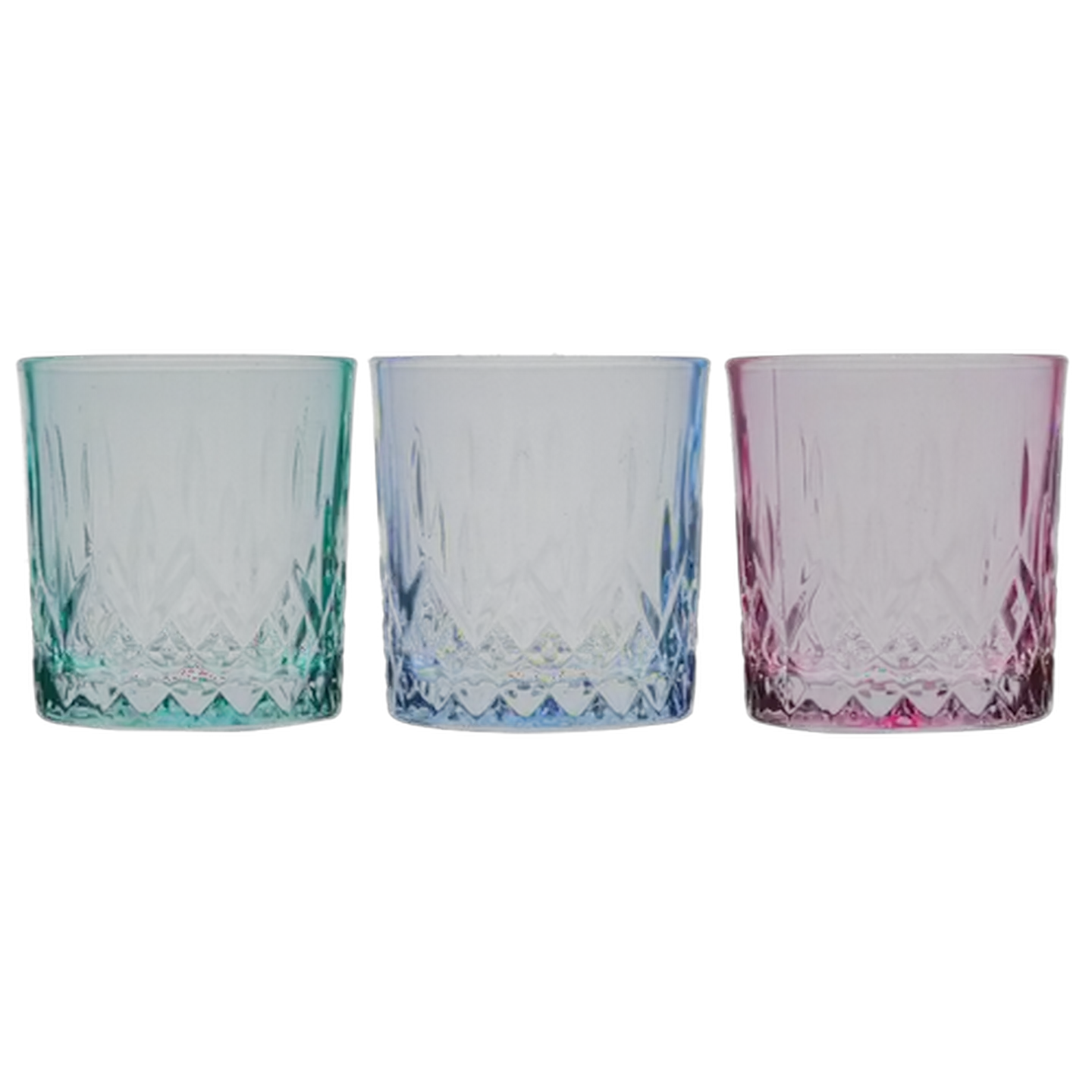 Image of LAV Odin Coral Whiskey Glass 3 Piece Set