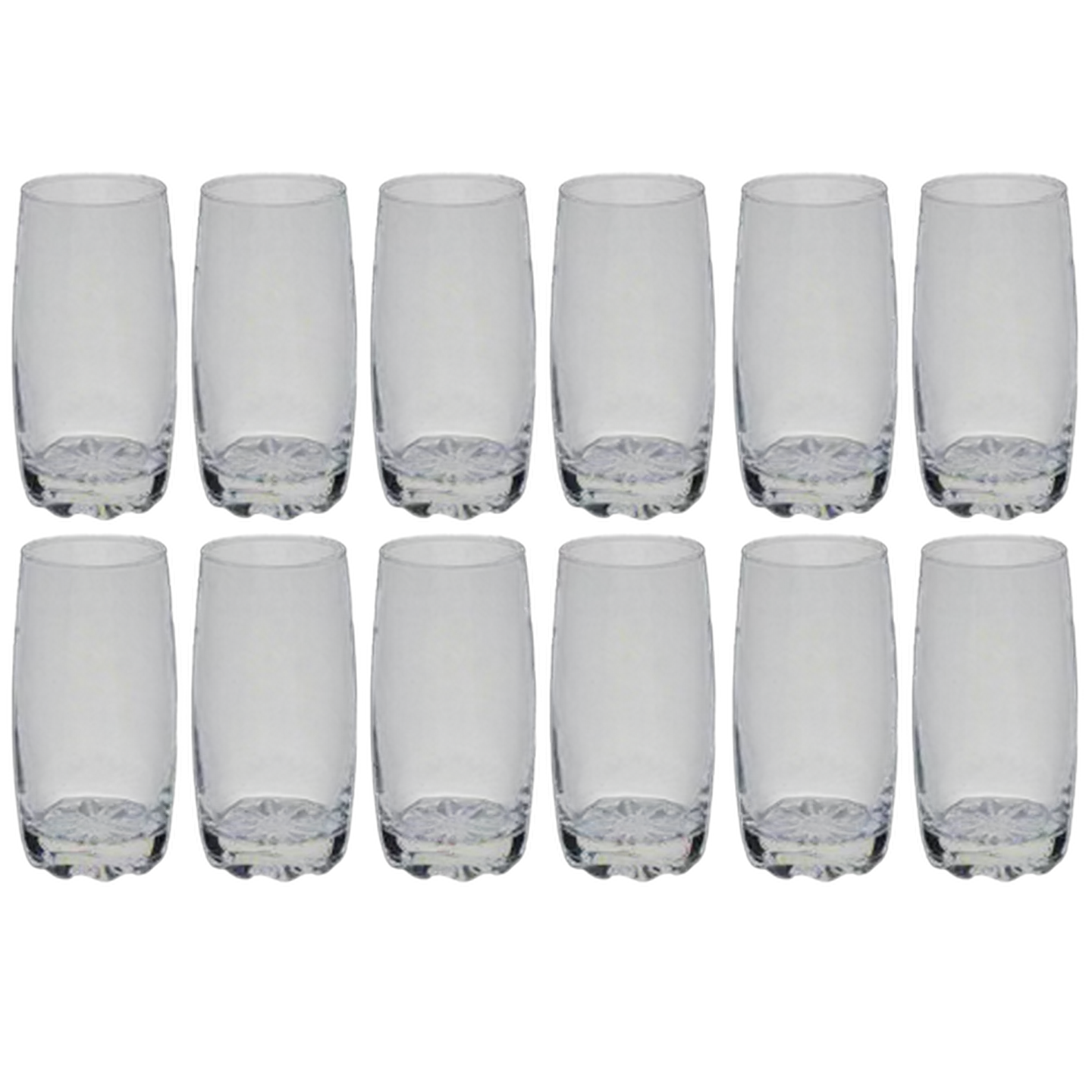 Image of Hyper Value Glass Drink Set 12 Piece Set
