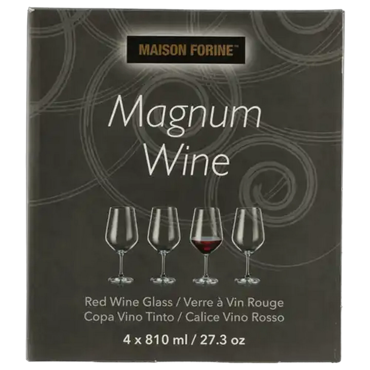 Image of Maison Forine Magnum Red Wine Glasses 4 Piece Set