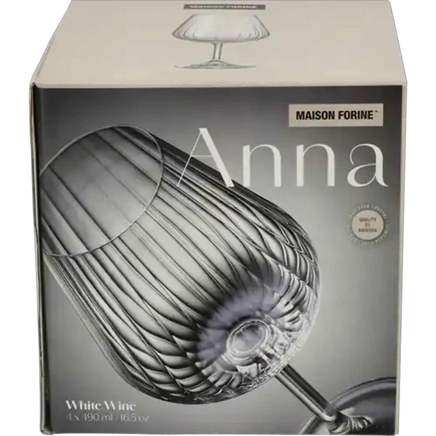 Image of Maison Forine Anna White Wine Glasses 4-Pack