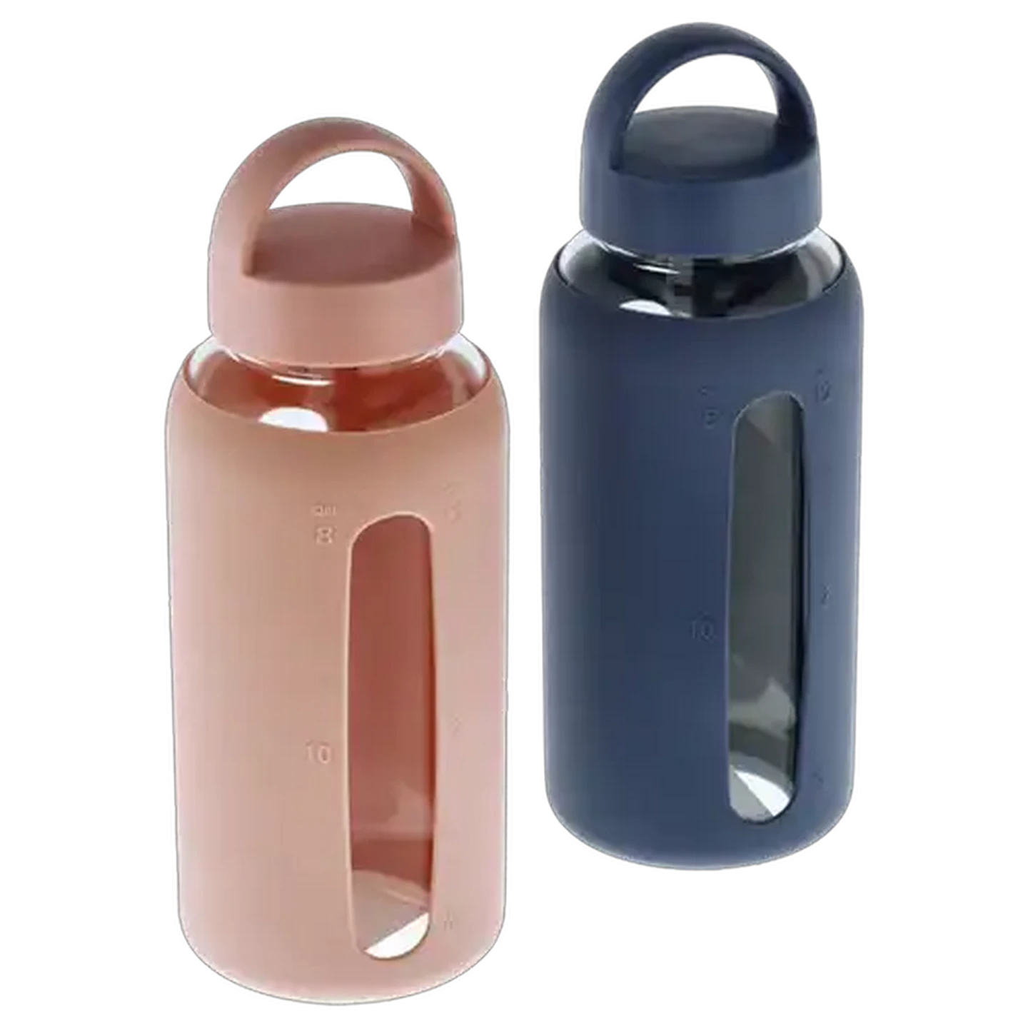 Image of Silicone Sleeve Glass Bottle 800ml (Colour May Vary)