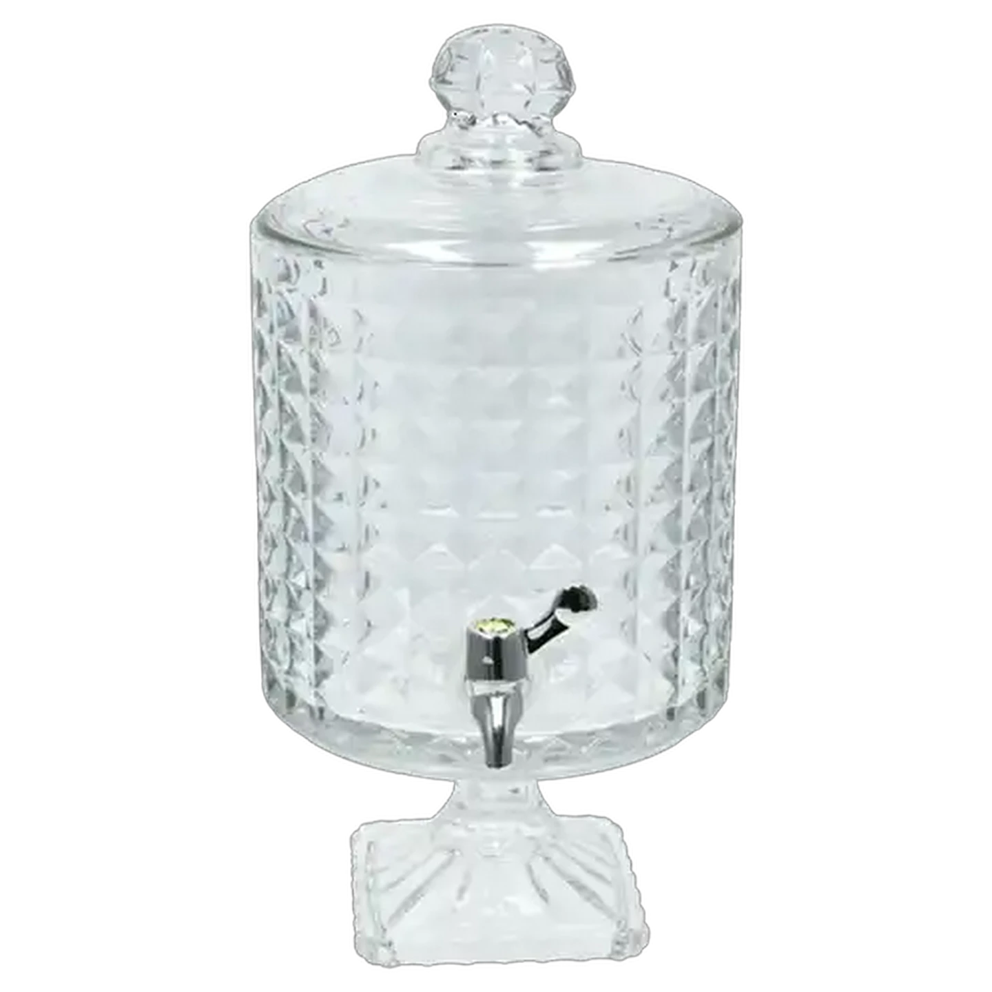 Image of Diamond Footed Glass Dispenser 4.5L