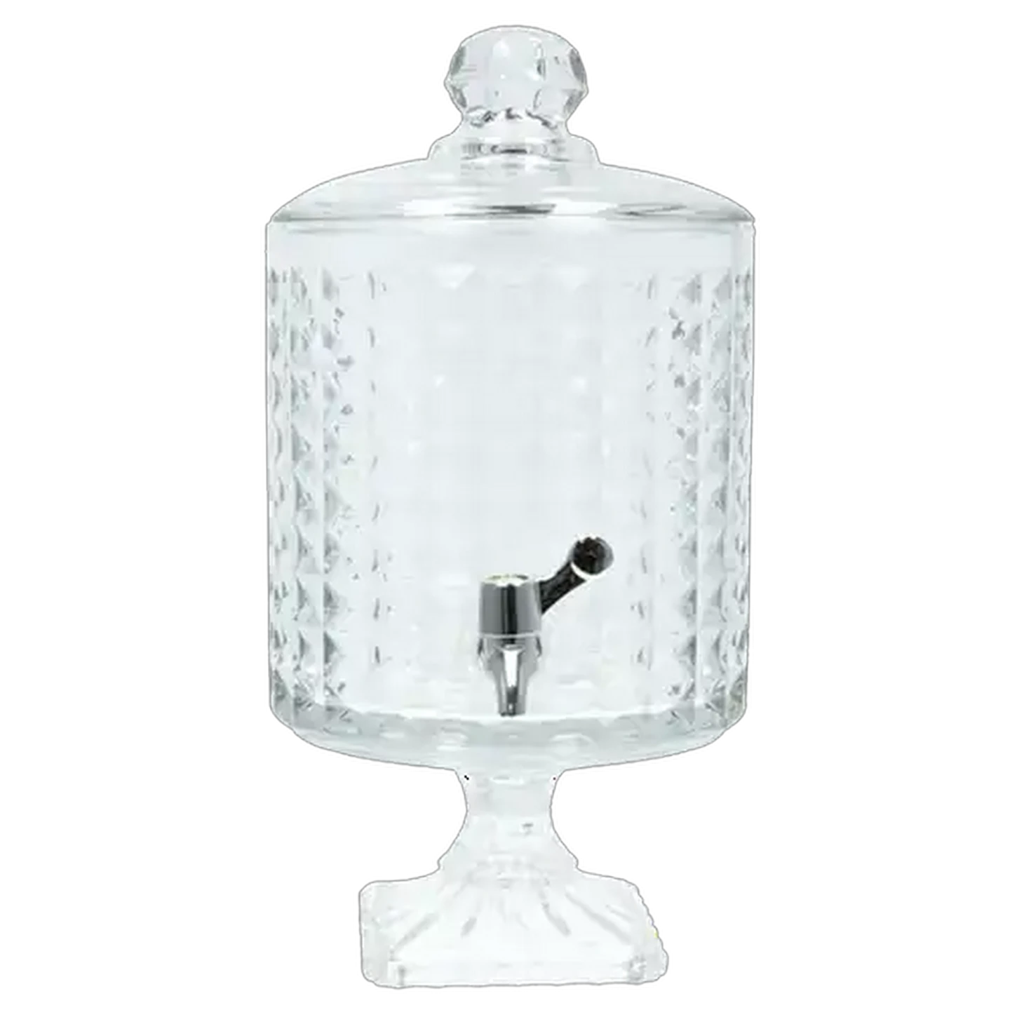 Image of Diamond Footed Glass Dispenser 4.5L
