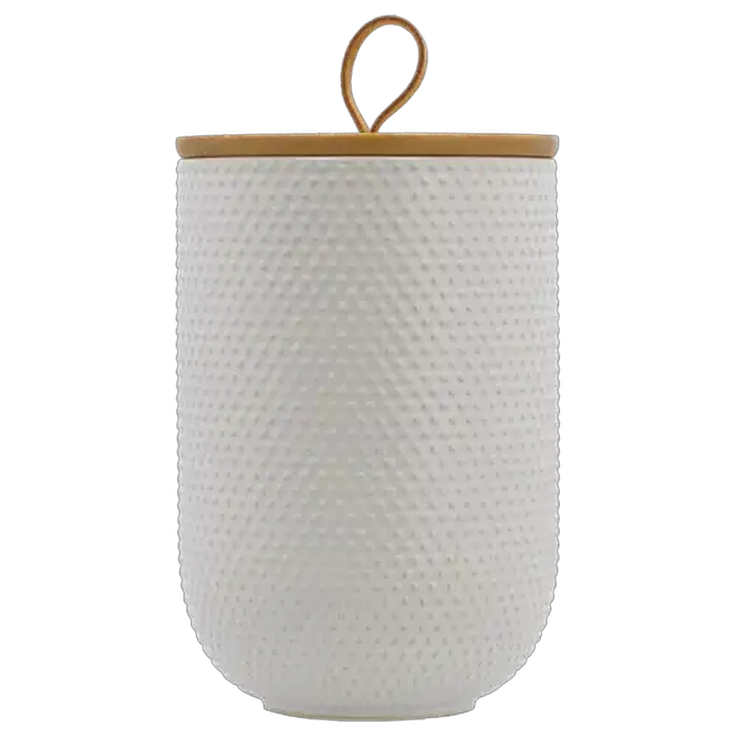 Image of Cr`eme Large Ceramic Canister with Lid