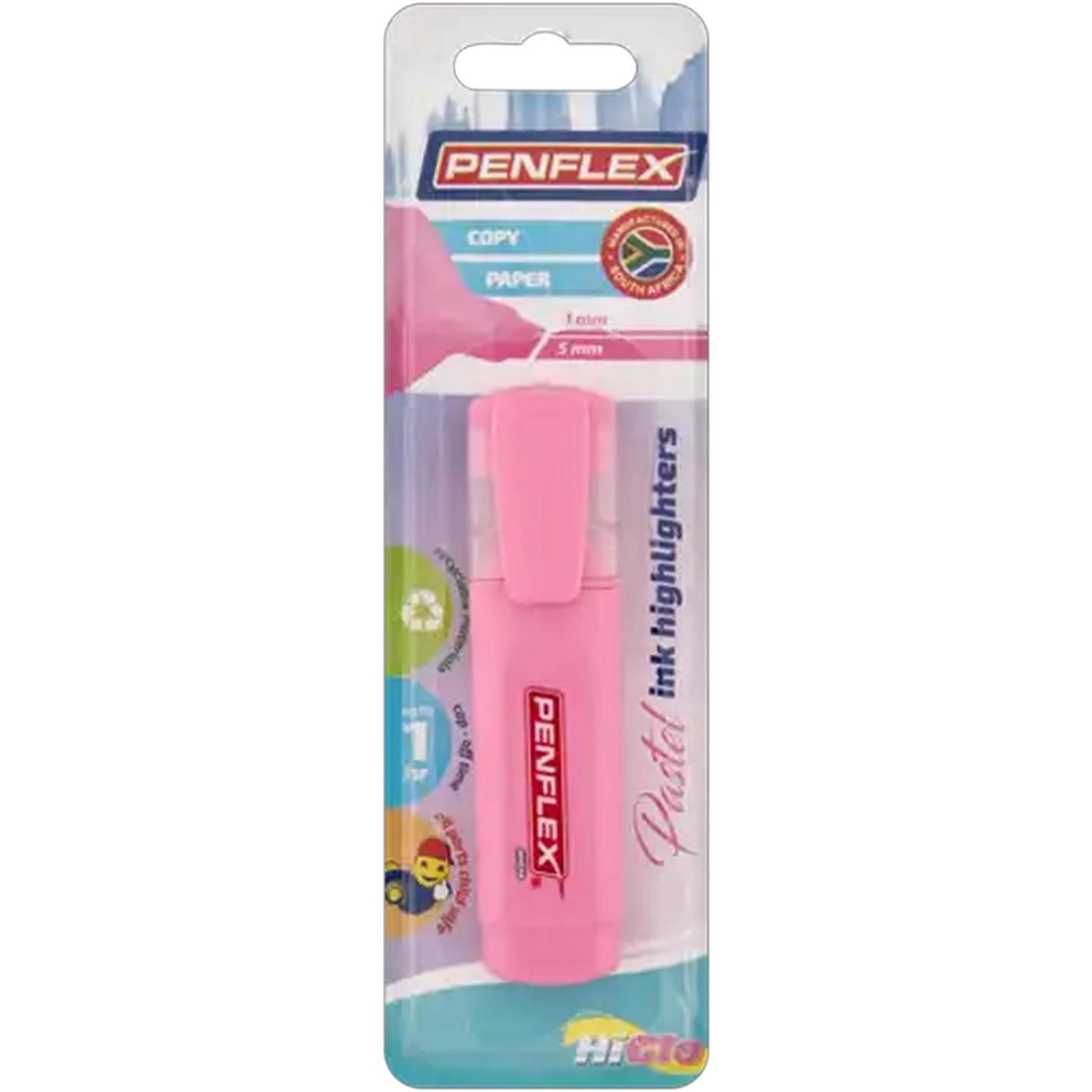 Image of Penflex HiGlo Pink Pastel Ink Highlighter