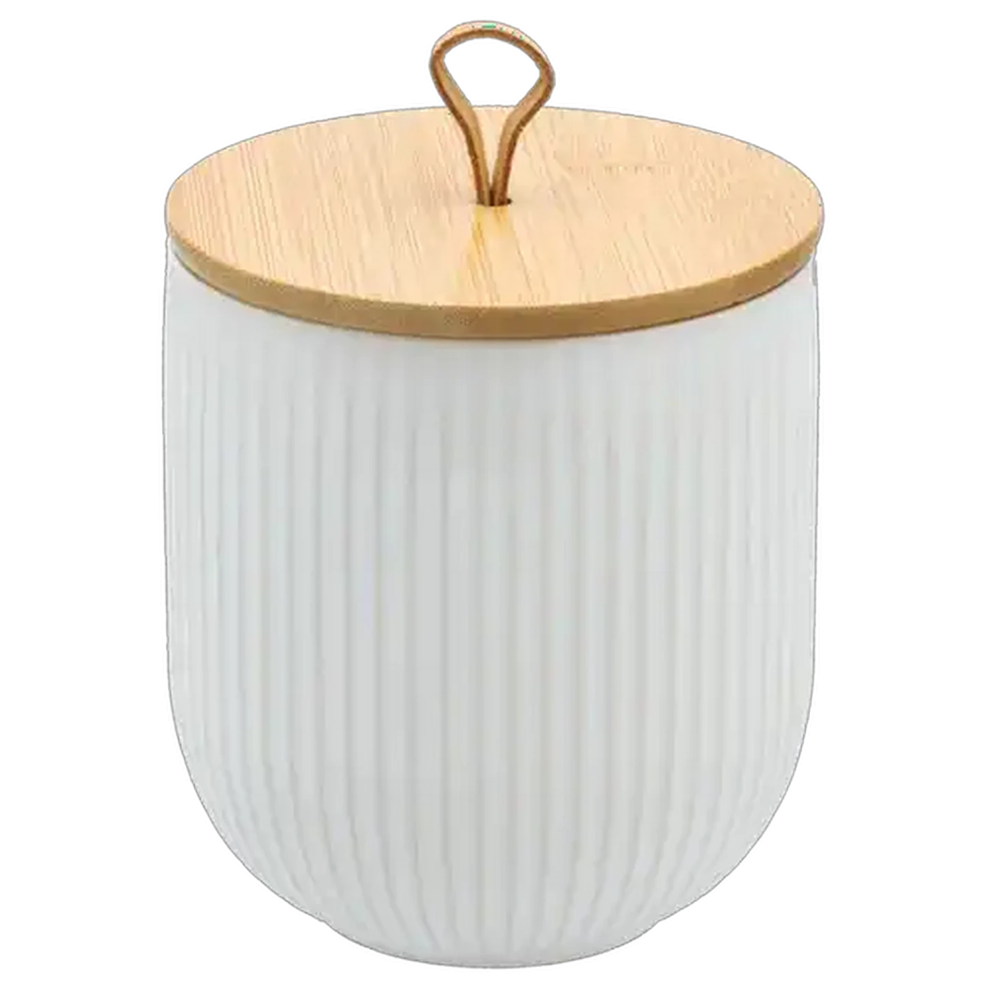 Image of Cr`eme Medium Ceramic Canister with Lid