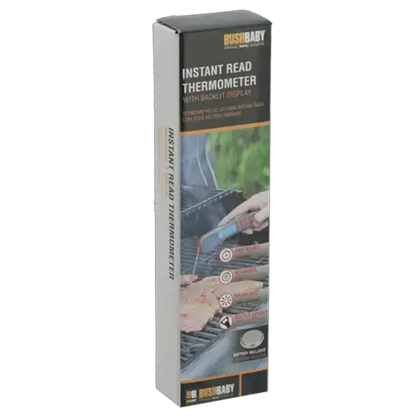 Image of Bush Baby Instant Read Thermometer with Backlit Display