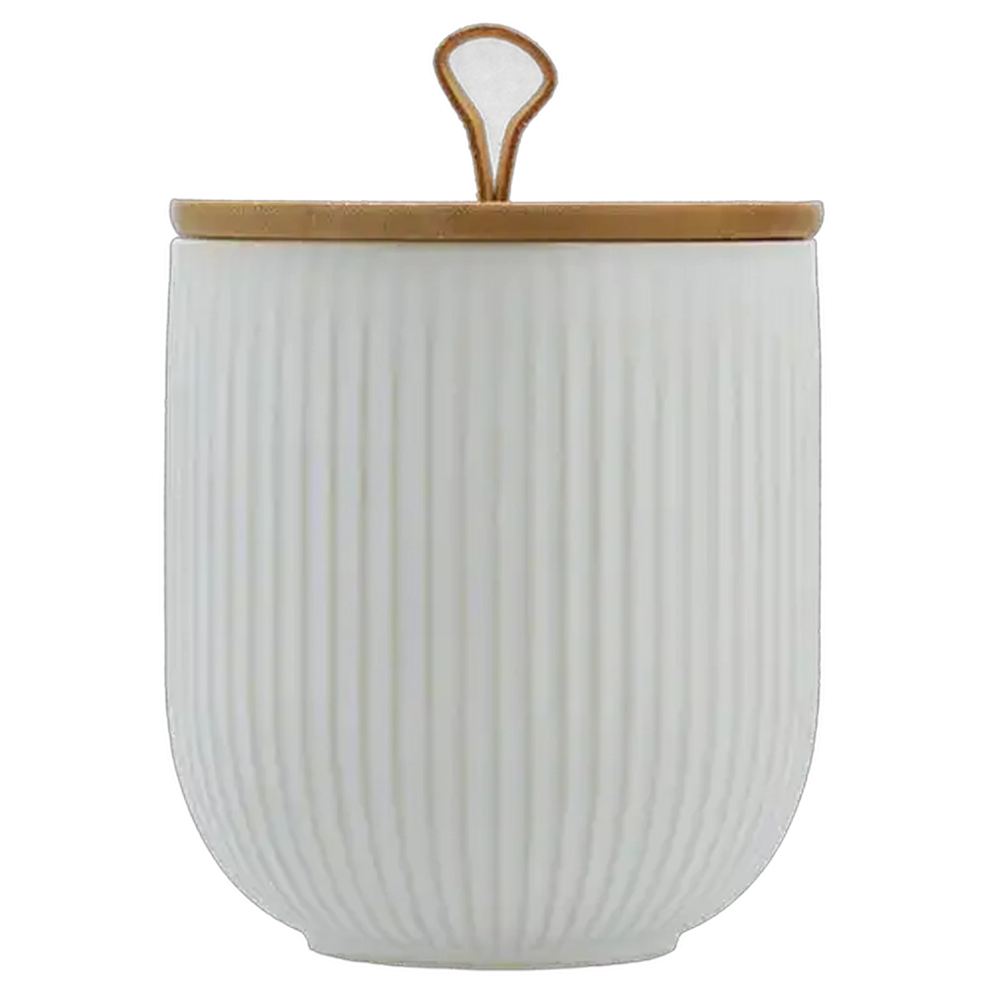 Image of Cr`eme Small Ceramic Canister with Lid