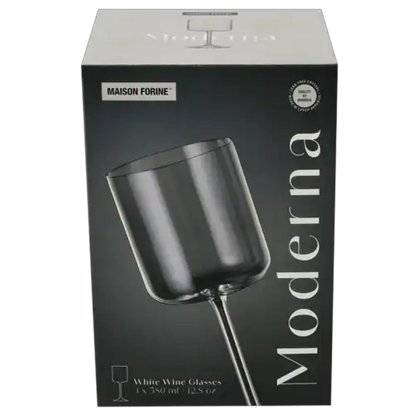 Image of Maison Forine Moderna White Wine Glasses 4 Piece Set