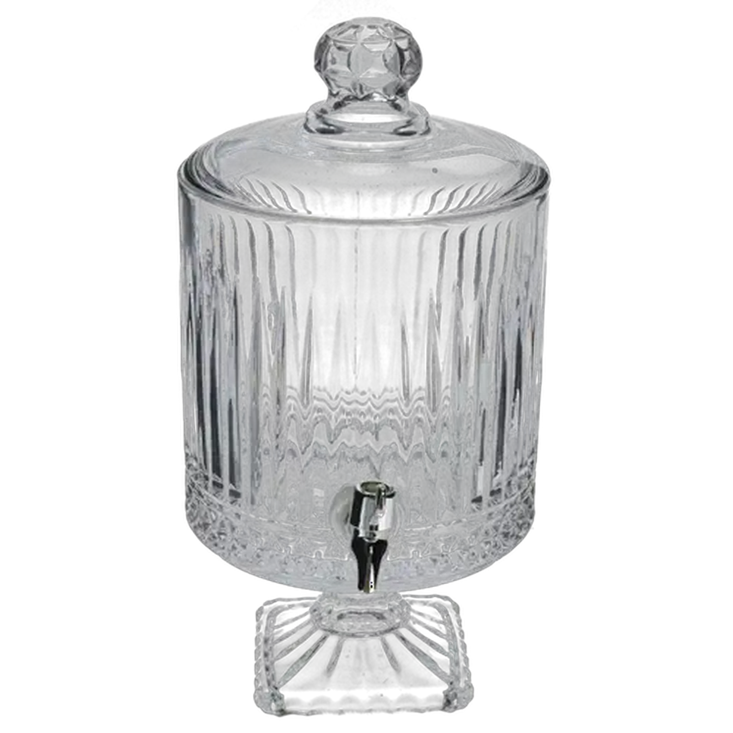 Image of Glass Footed Beverage Dispenser 4.5L