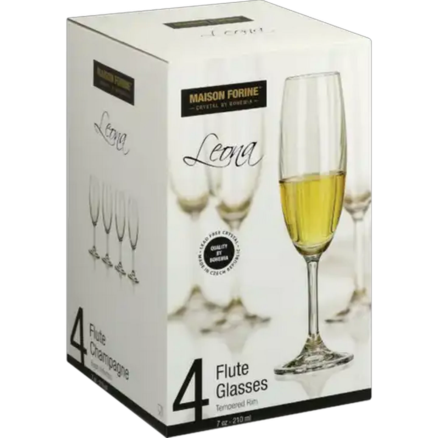 Image of Maison Forine Leona Flute Glass 4 Piece Set