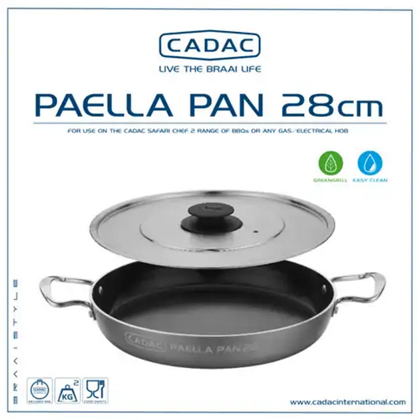 Image of Cadac Paella Pan 28cm with Lid