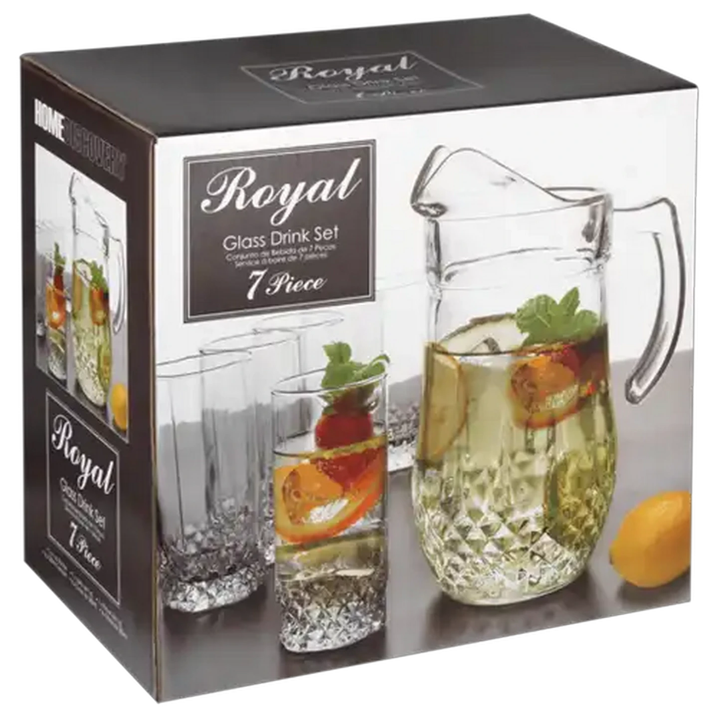 Image of Royal Glass Drink Set 7 Piece Set