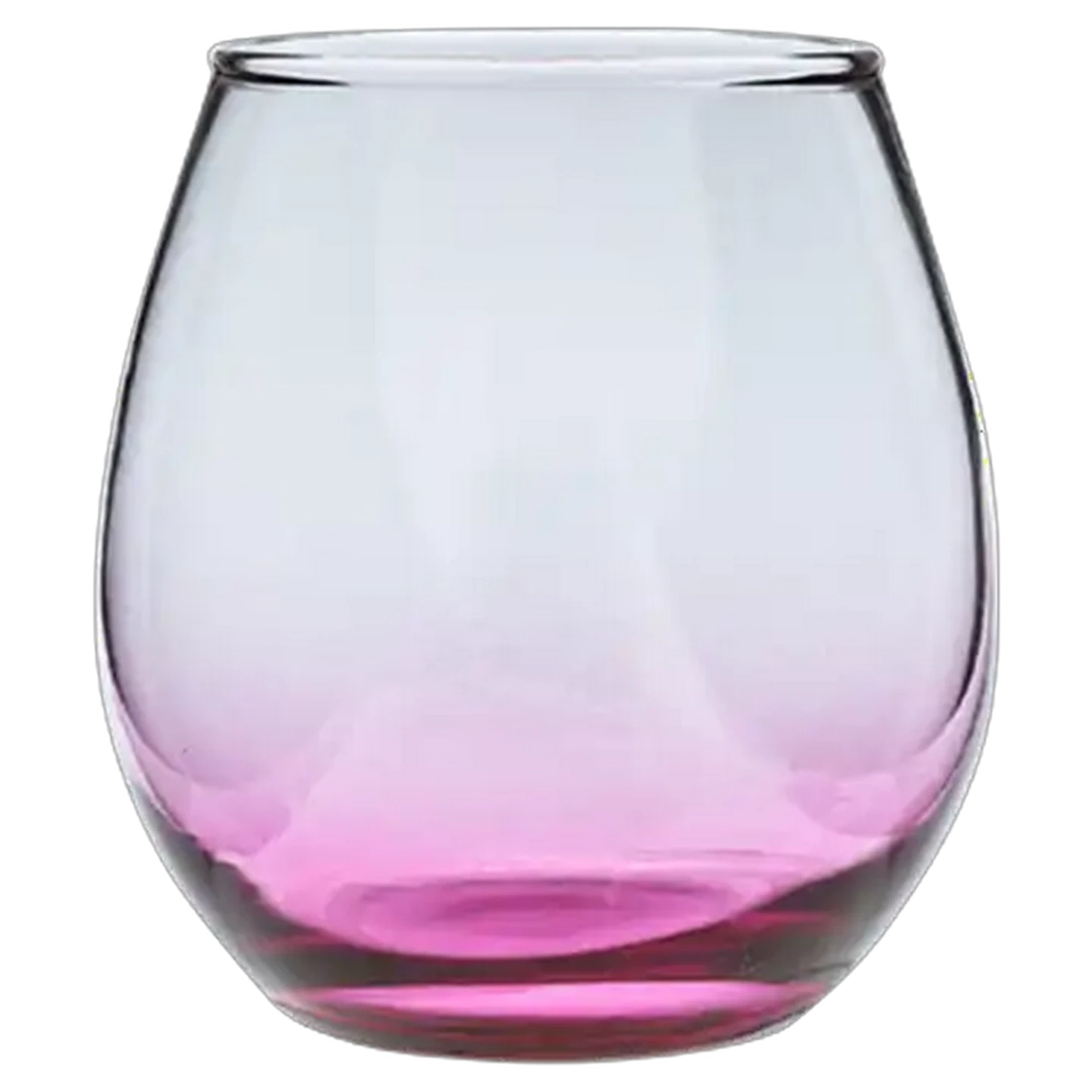 Image of Colour Base Stemless Loose Glass 475ml (Colour May Vary)