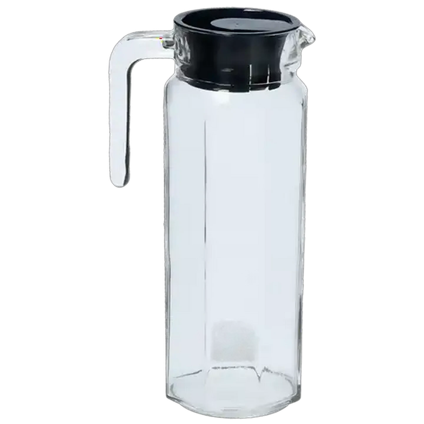 Image of Hexagon Glass Jug with Lid Single (Colour May Vary)
