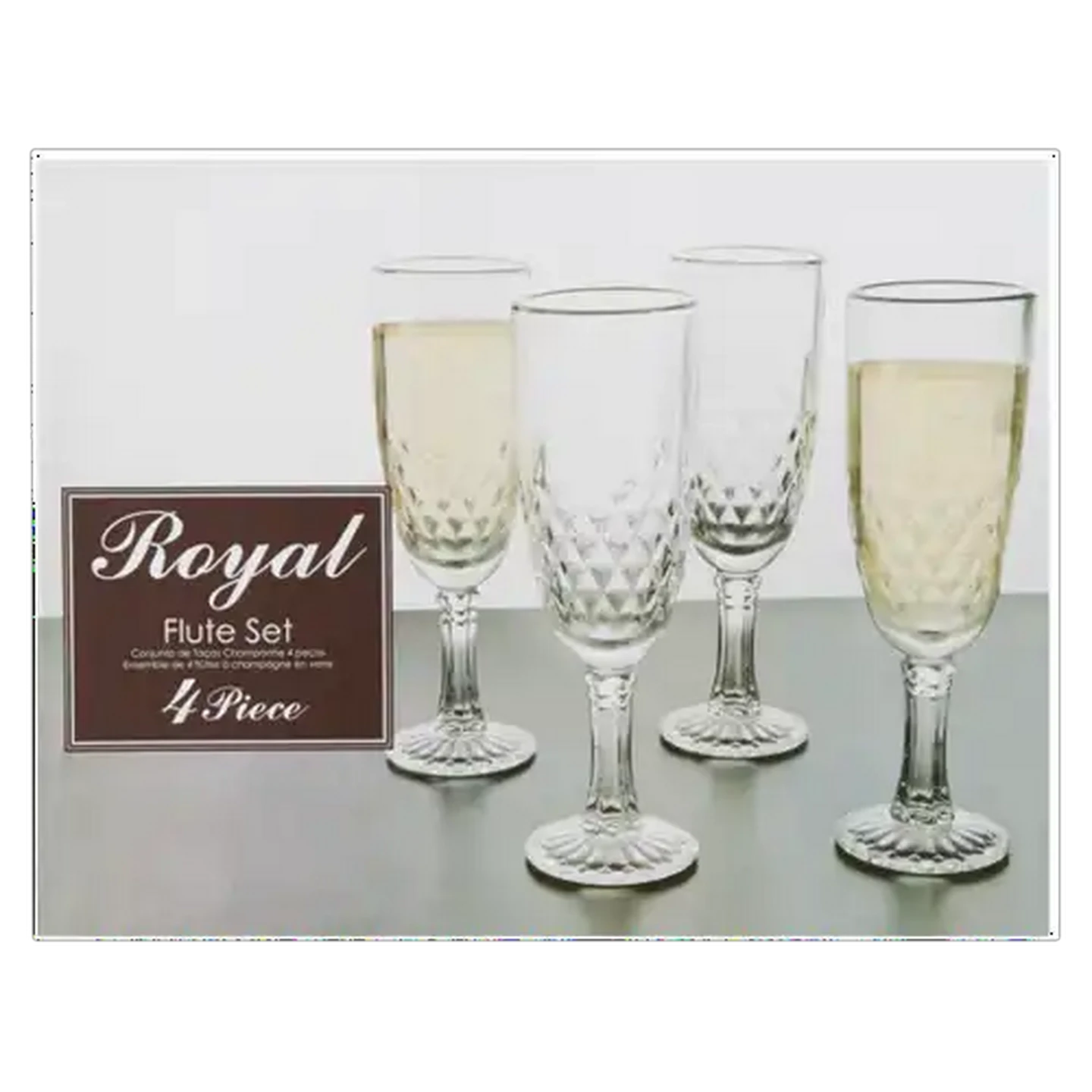 Image of Royal Flute Glass 4 Piece Set