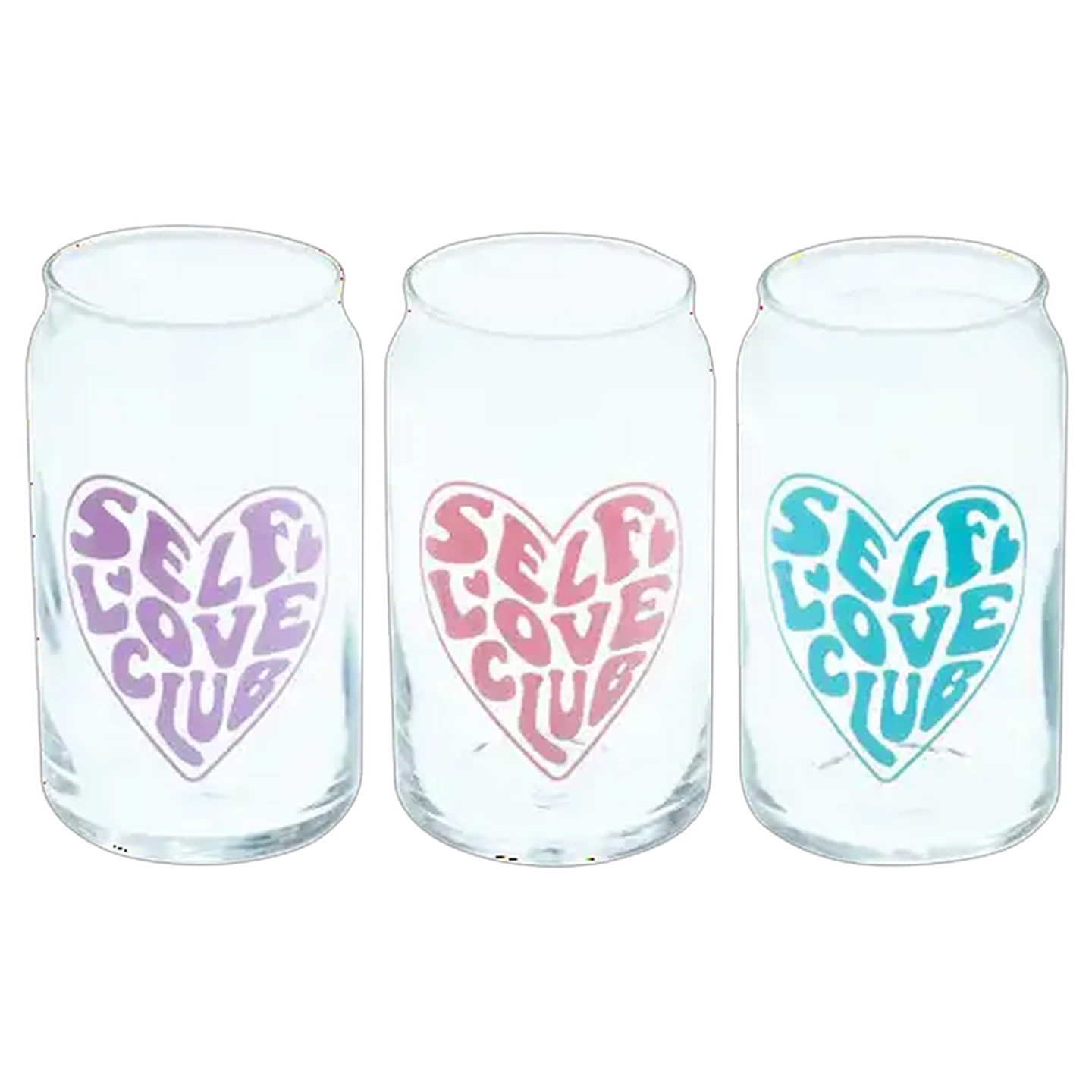 Image of Selflove Club Glass Can (Colour May Vary)