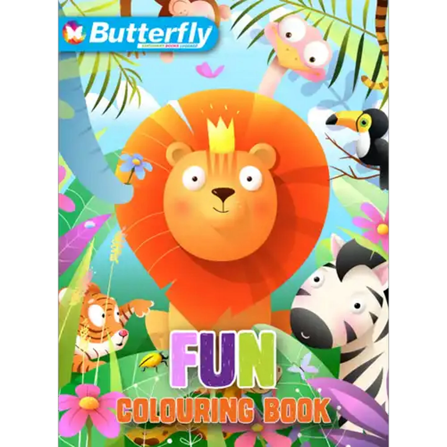 Image of Butterfly Fun Colouring Book 16 Pages
