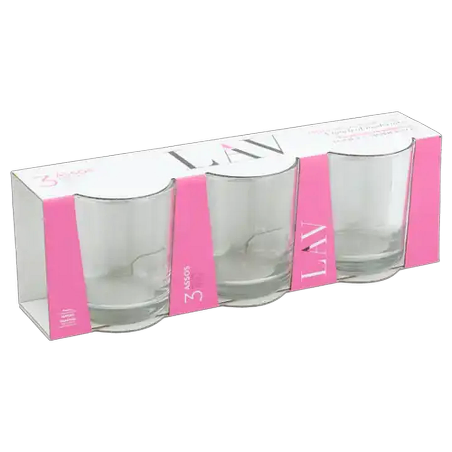 Image of LAV Whiskey Assos Glass Set 3 Piece