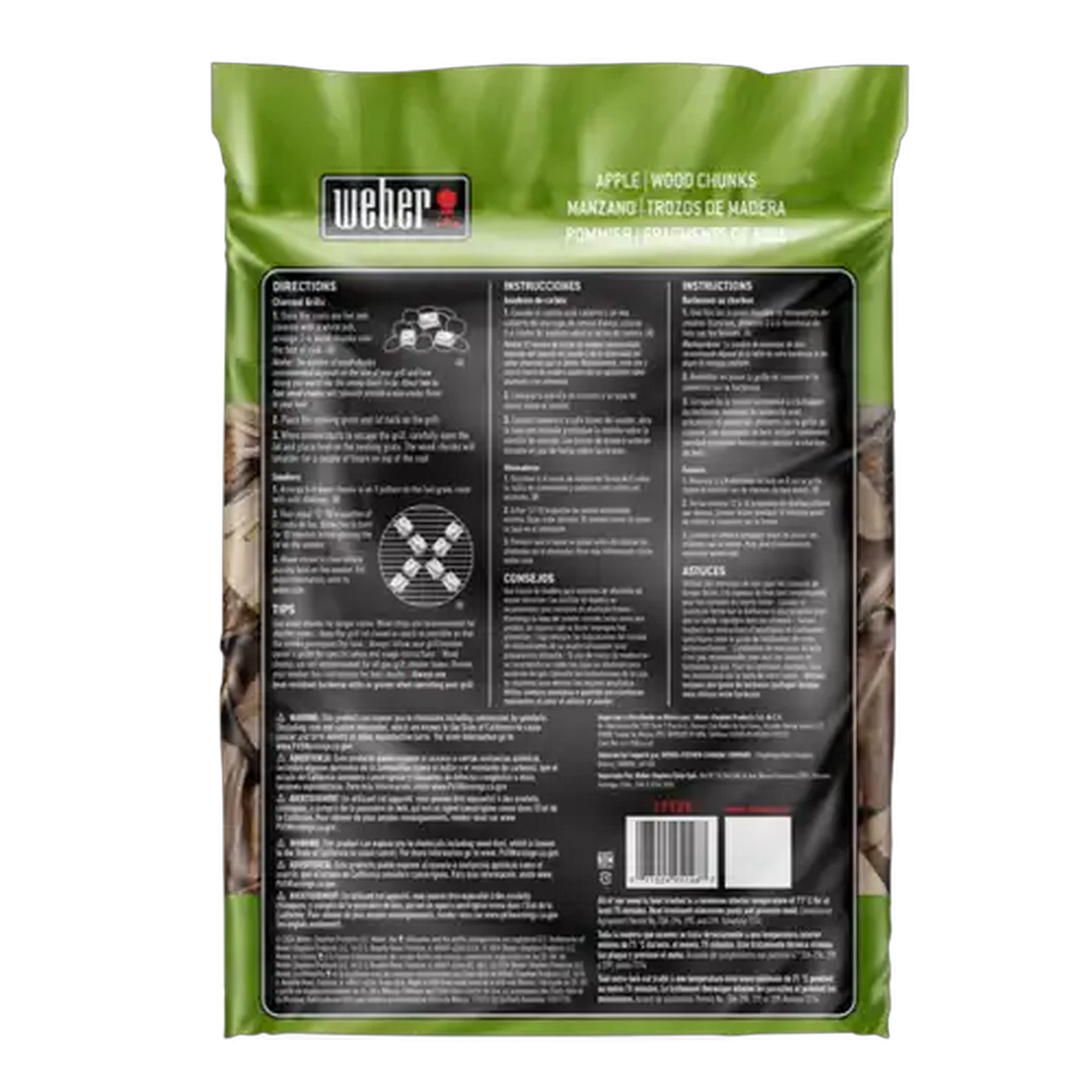 Image of Weber Apple Smoking Wood Chunks