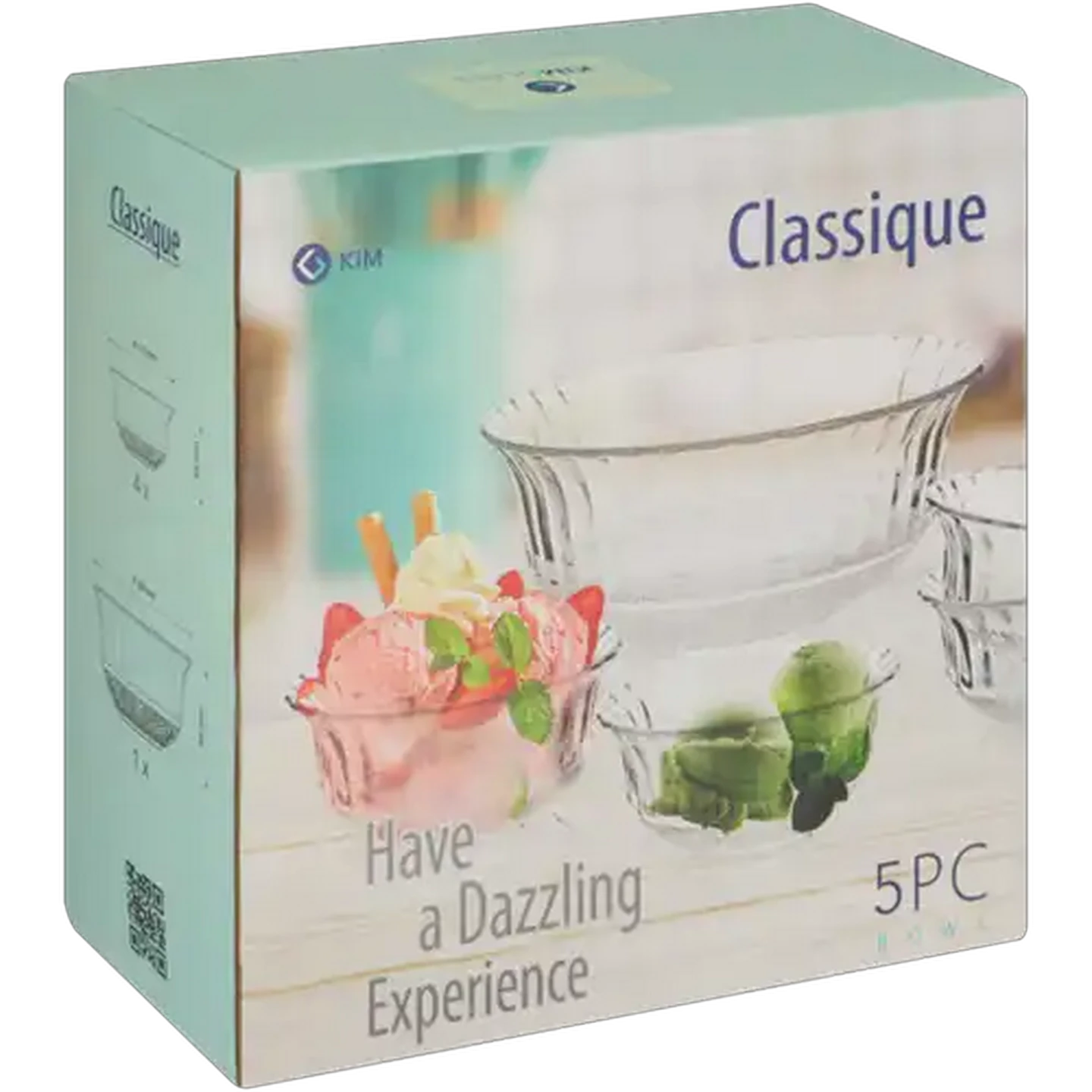 Image of KIM Glass Classique Glass Bowls 5 Piece