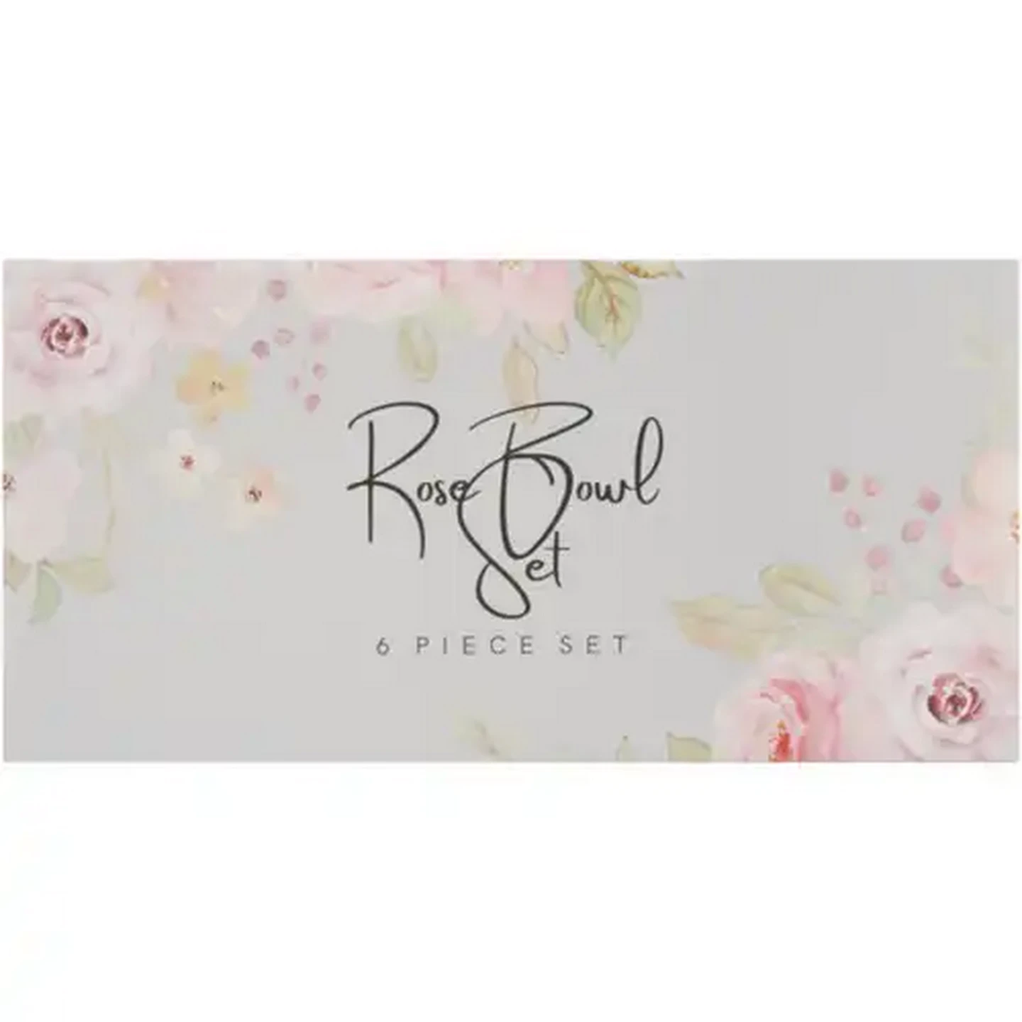 Image of Dessert Rose Bowl Set 6  Piece