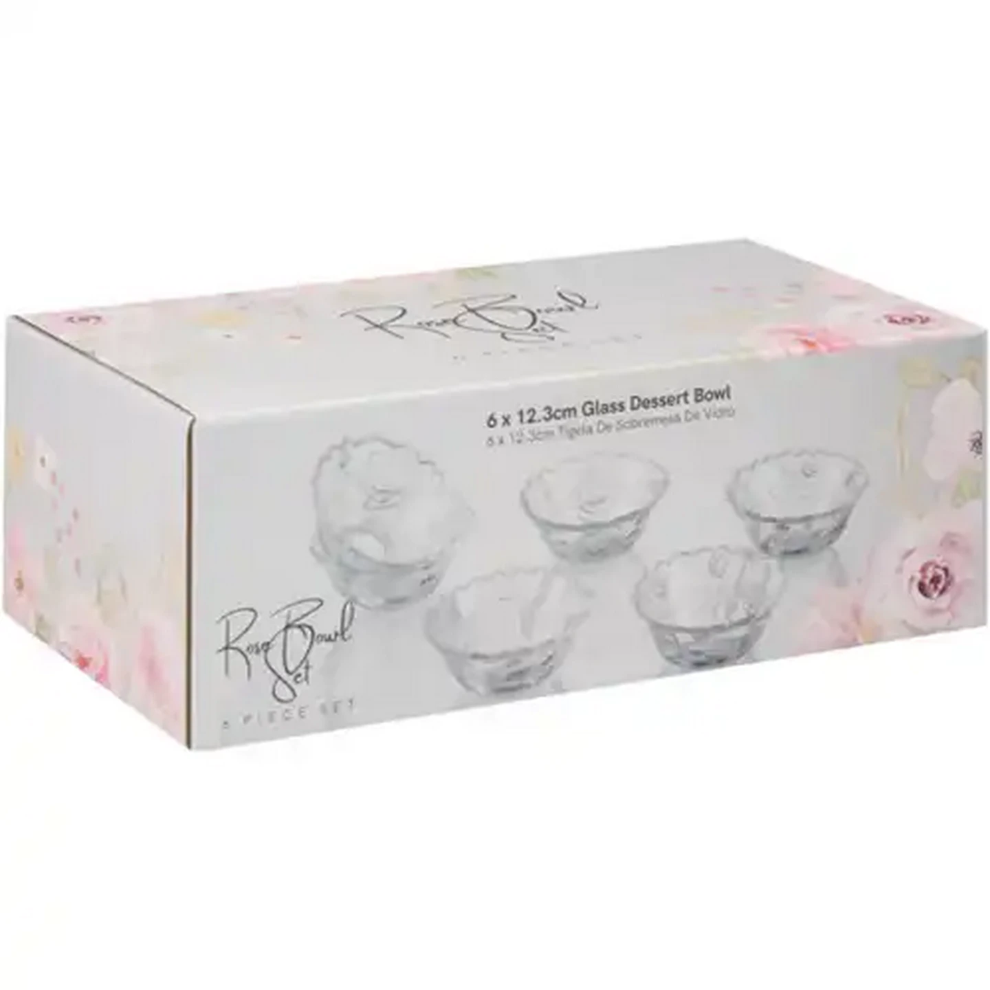 Image of Dessert Rose Bowl Set 6  Piece