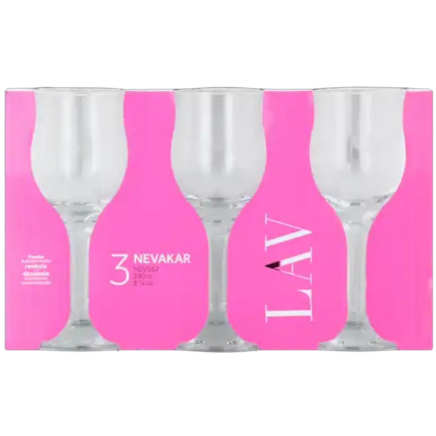 Image of LAV Nevakar White Wine Glasses 3 Piece