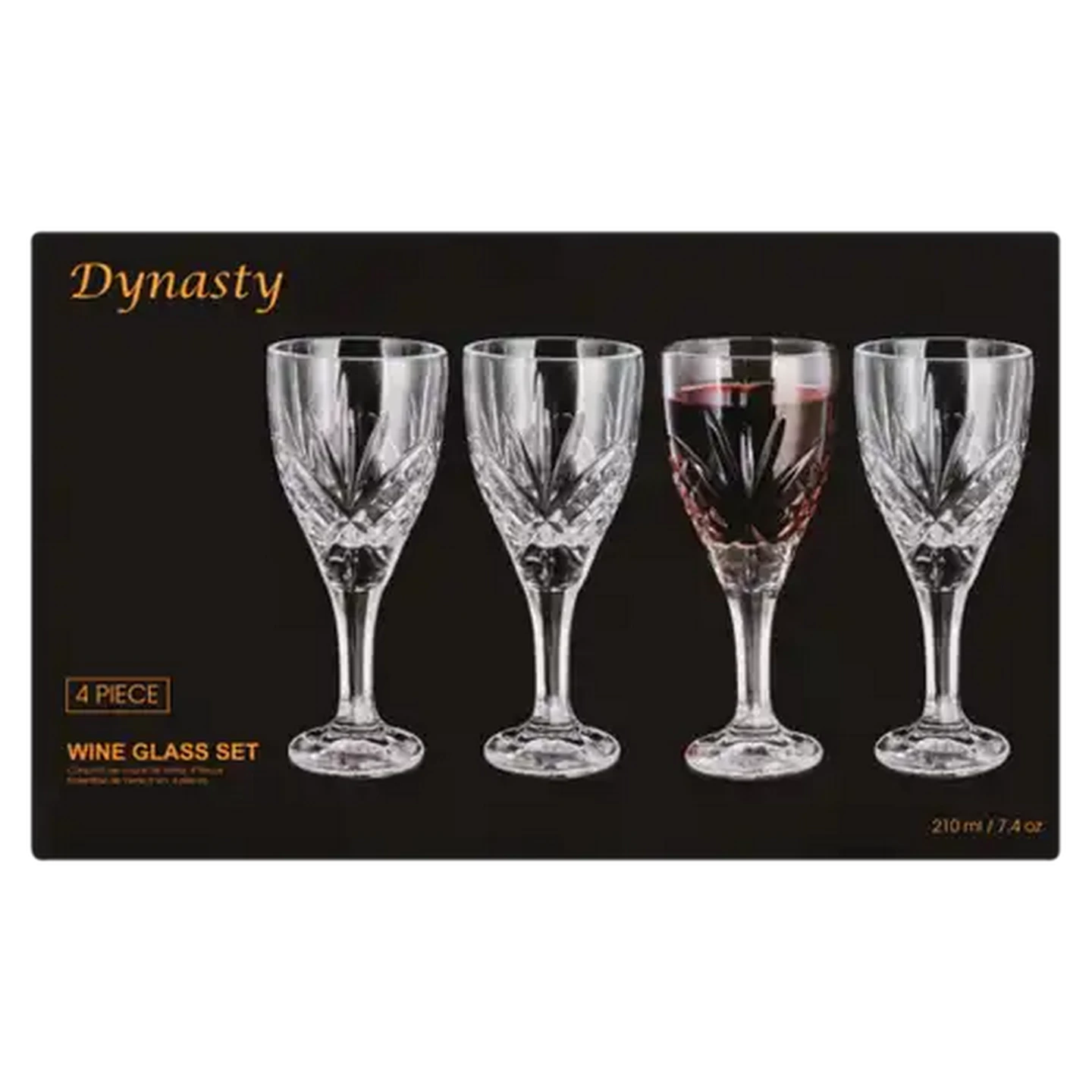 Image of Dynasty Wine Glass Set 4 Piece