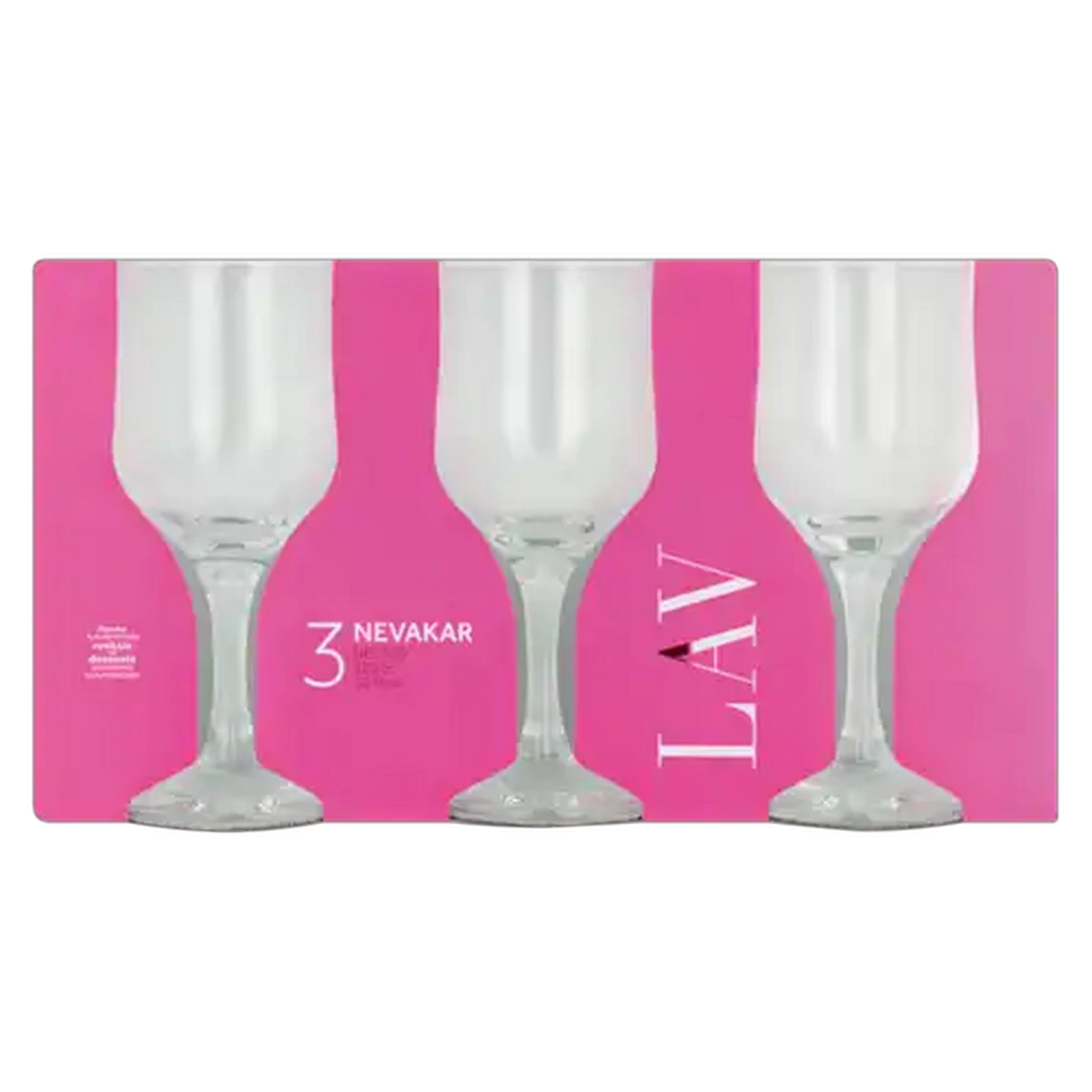 Image of LAV Nevakar Red Wine Glass Set 3 Piece