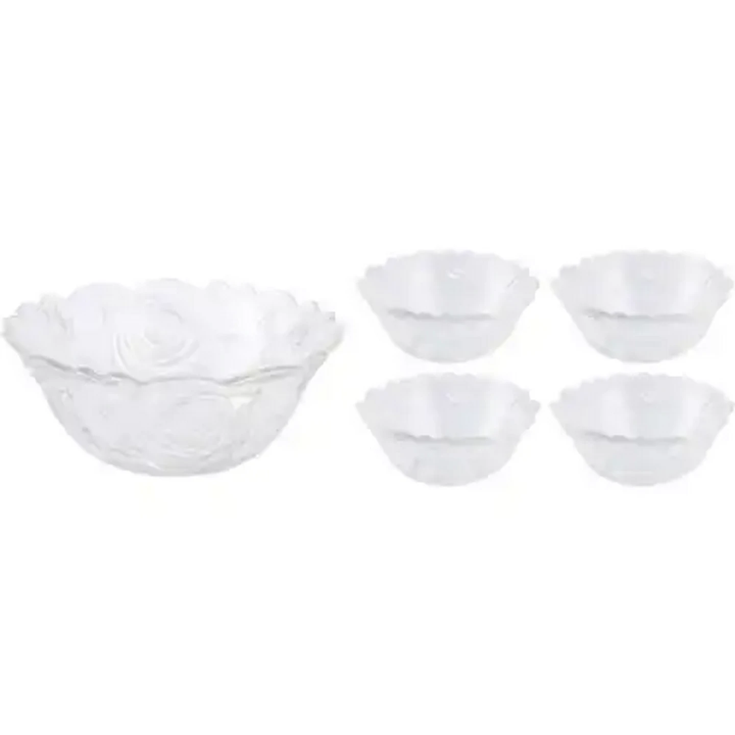 Image of Salad Rose Bowl Set 5  Piece