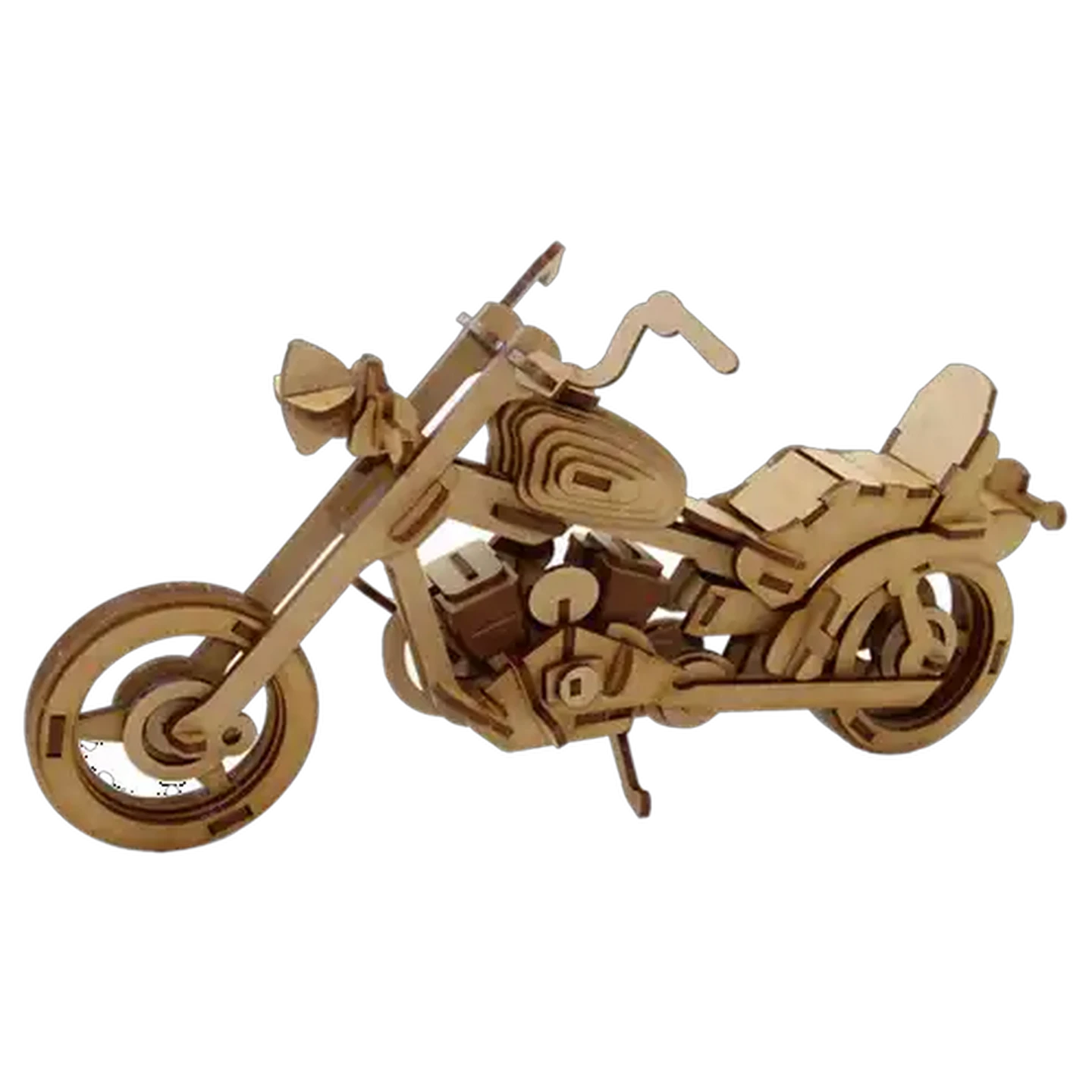 Image of Wow We Motorcycle Cruiser 3D Wooden Model