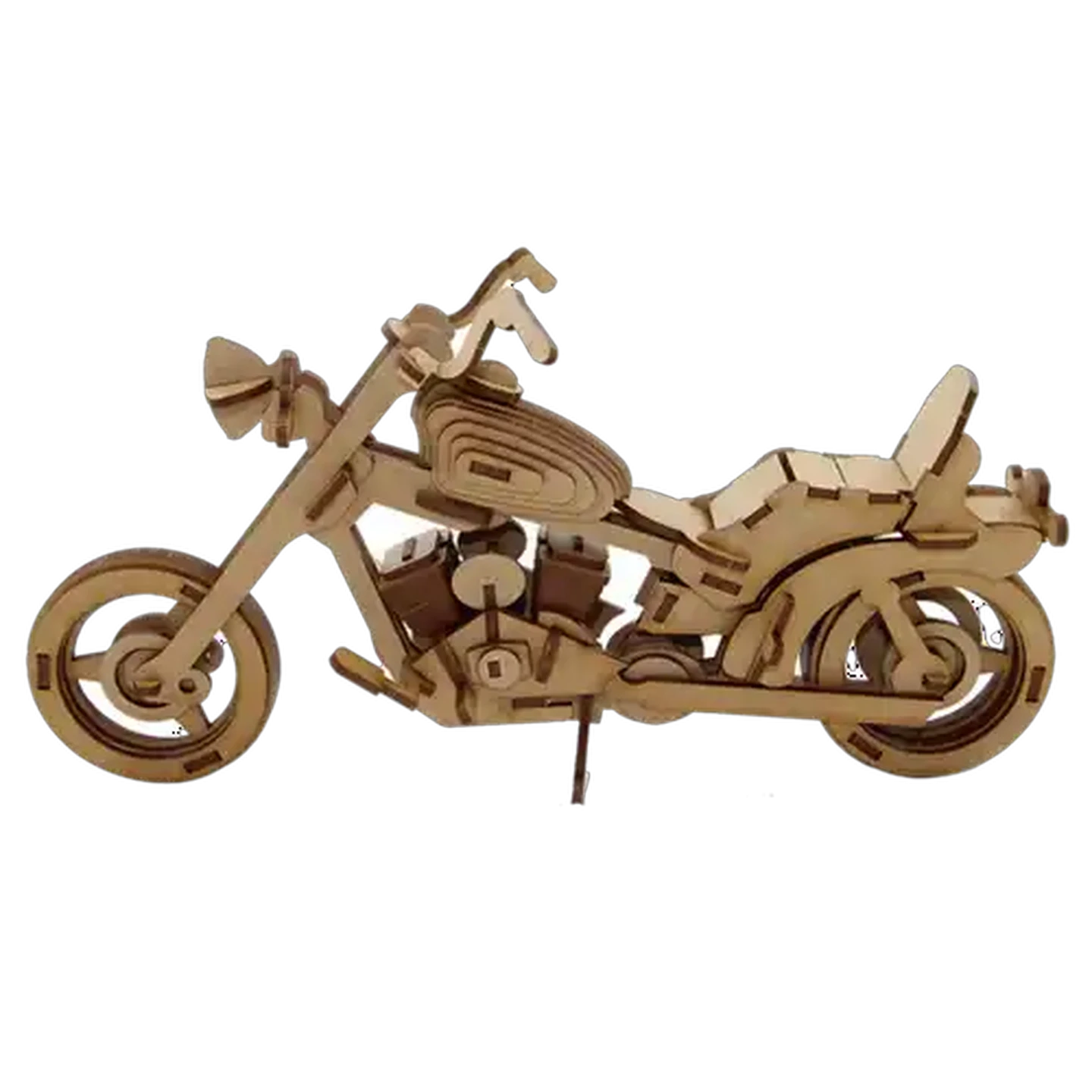 Image of Wow We Motorcycle Cruiser 3D Wooden Model