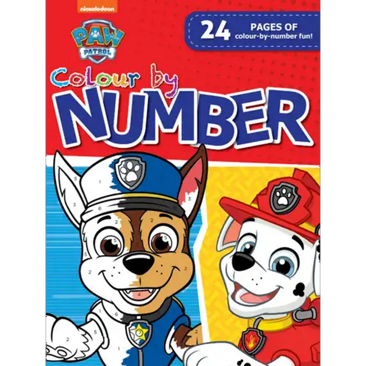 Image of PAW Patrol Colour By Number Book