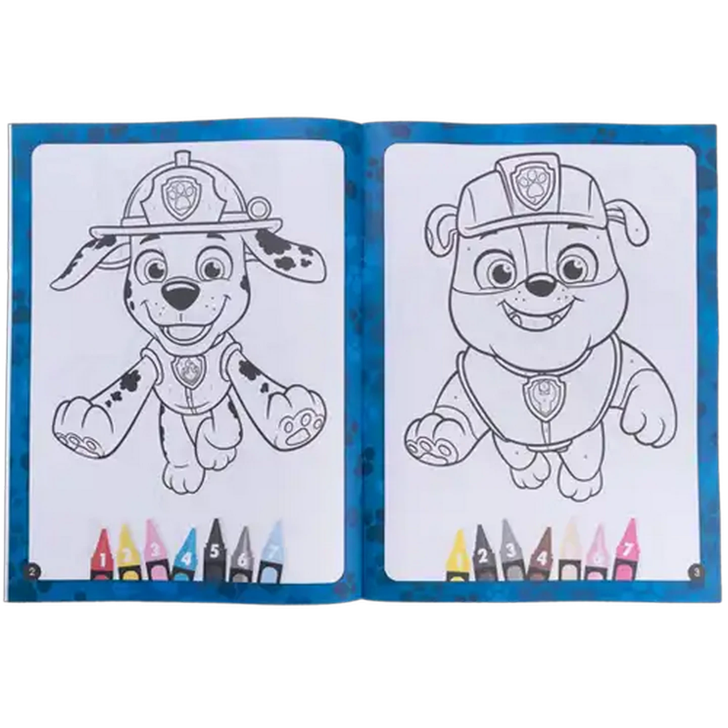 Image of PAW Patrol Colour By Number Book