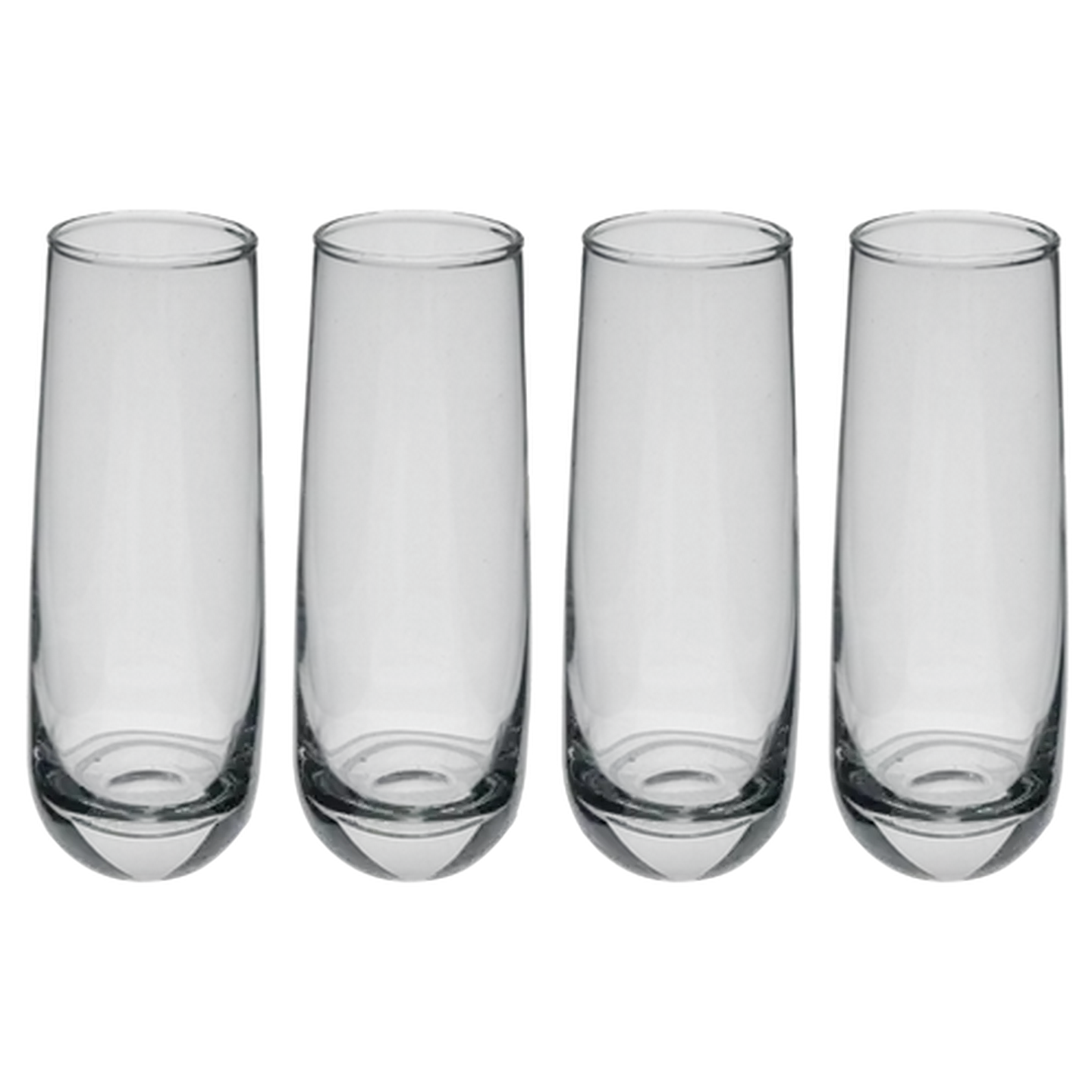 Image of Bistro Stemless Flute Glass 4 Piece