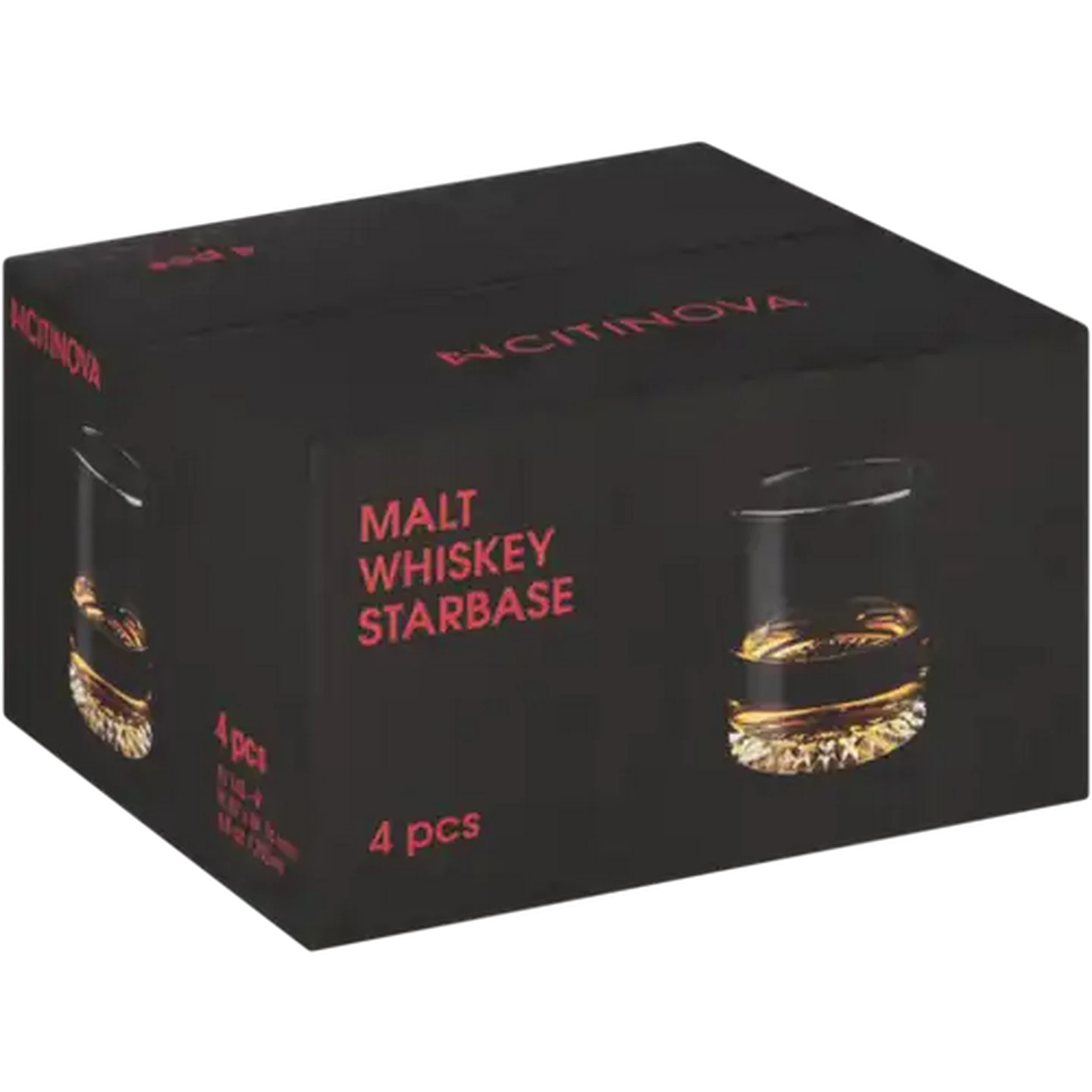 Image of Malt Whiskey Starbase Glass 4 x 250ml