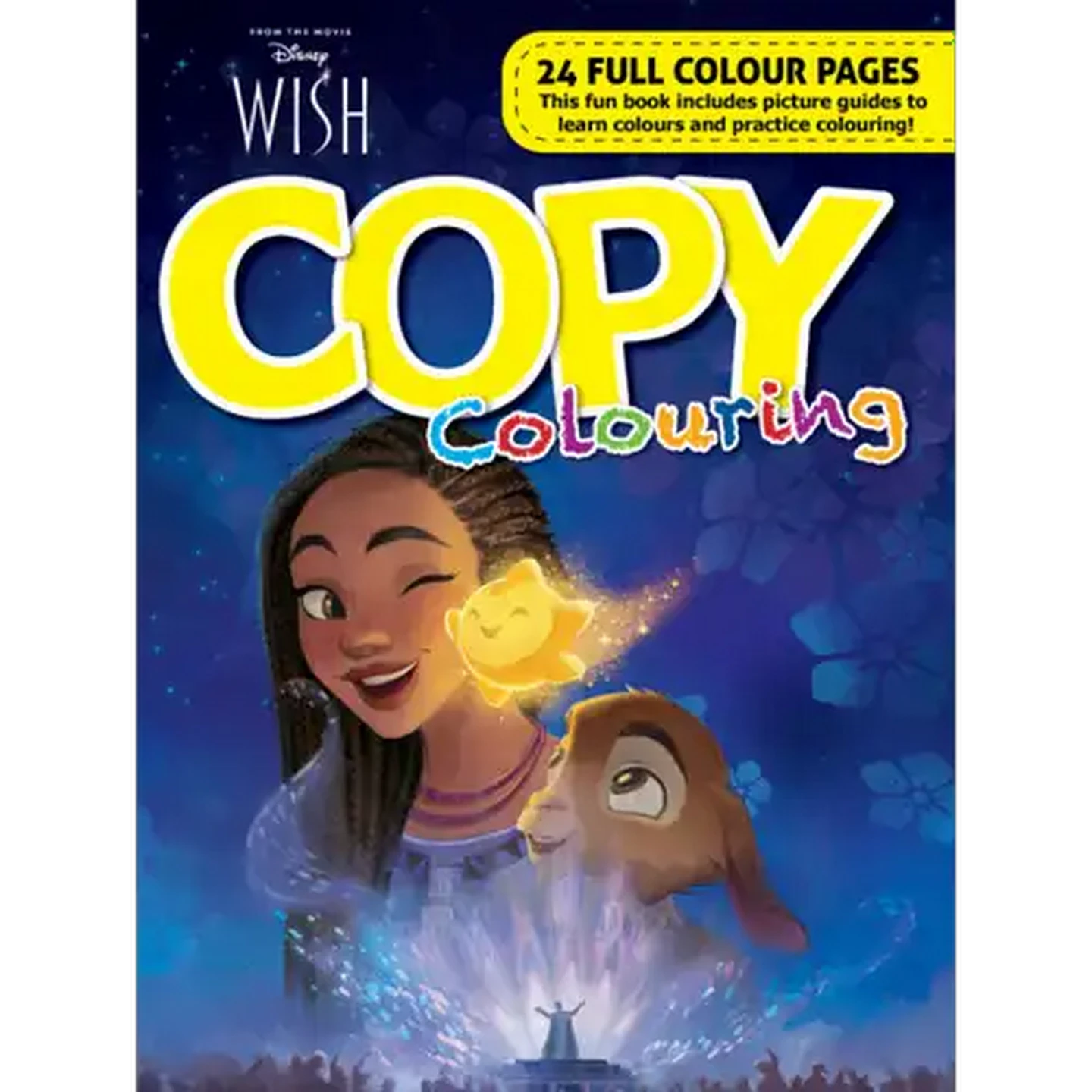 Image of Disney Wish Copy Colouring Book 24 Page