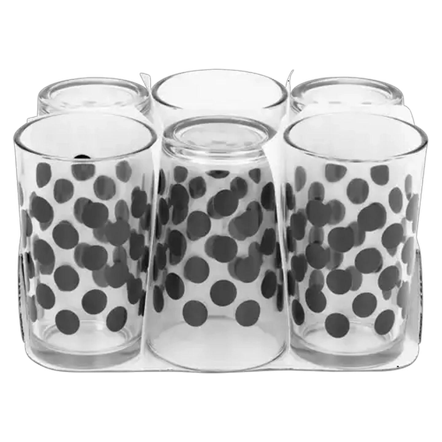 Image of Glass Tumbler Decorated Set 6 Piece